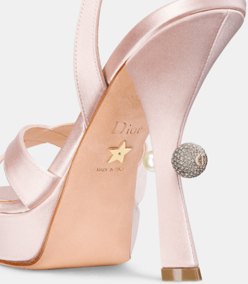 Dior o1w1db10426 KCO190 Tribales Heeled Sandals in Blush Size US 12 / IT 42 - 3 Thumbnail