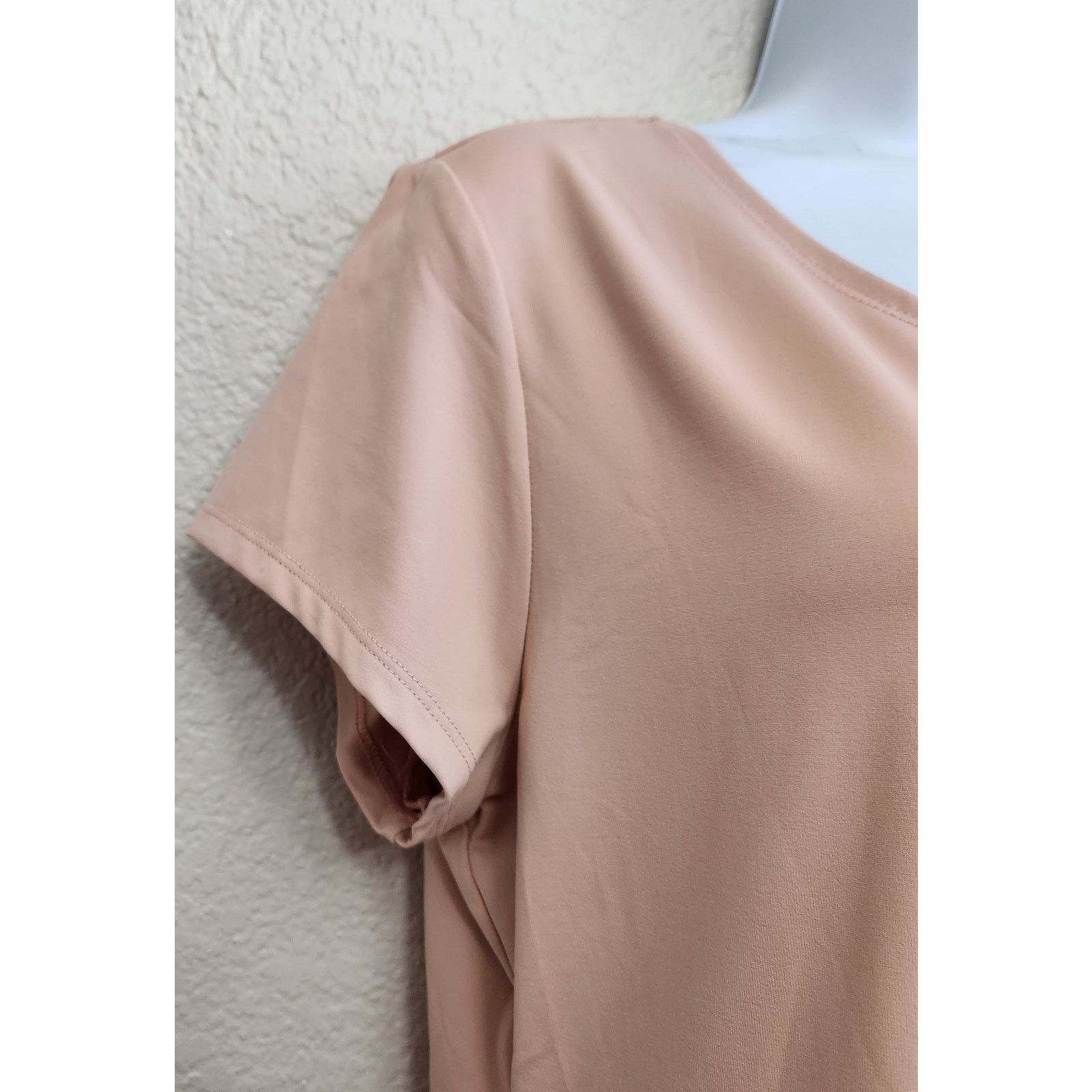 Other Ruby Rd. Salmon Pink Short Cap Sleeves Top Large Stretchy Size US L / EU 52-54 / 3 - 2 Thumbnail
