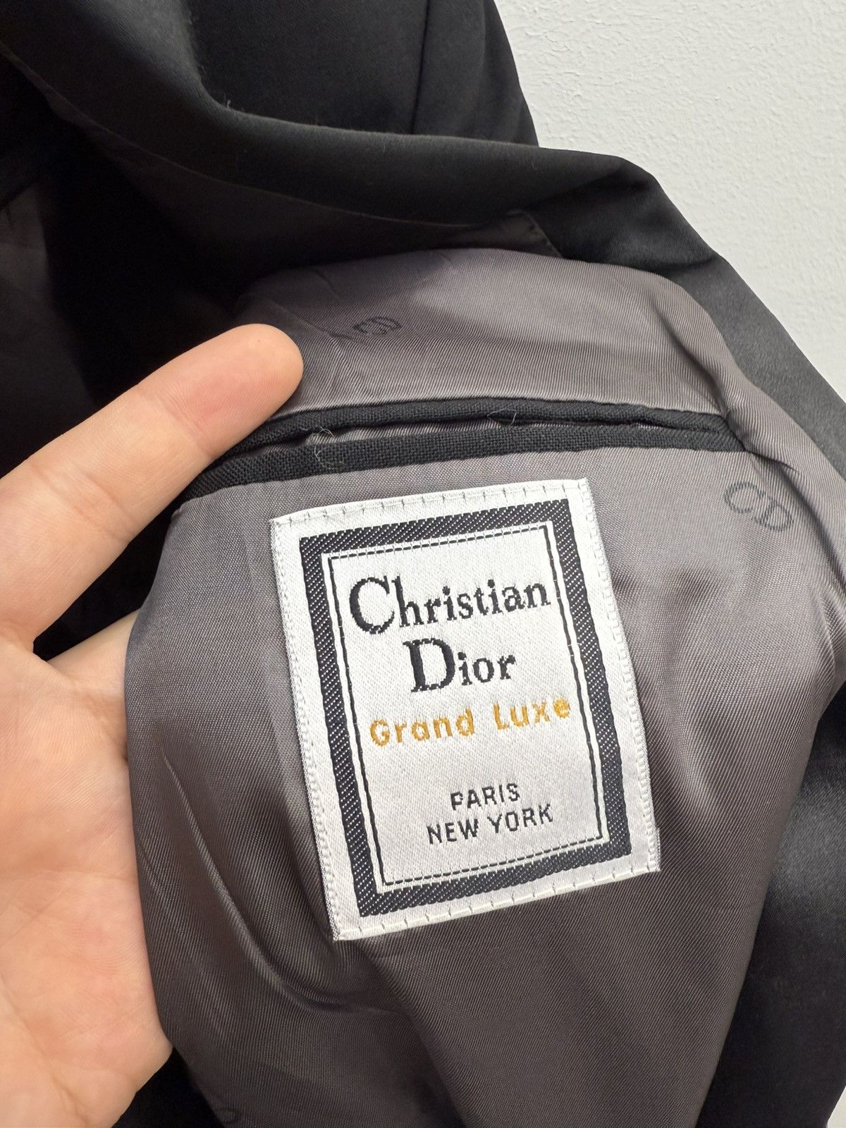 Dior Vintage Christian Dior Monsieur Tuxedo XL Blazer Jacket Size 50R - 4 Thumbnail