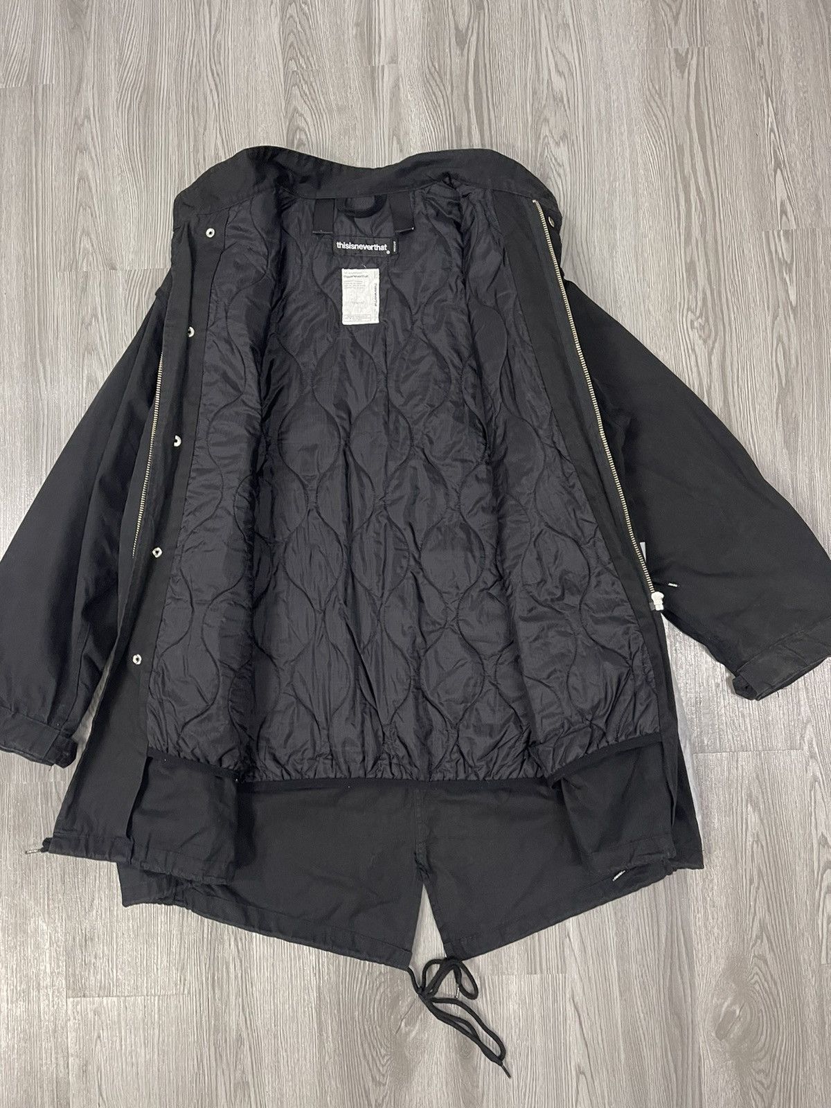 Japanese Brand × thisisneverthat FL2016 thisisneverthat ‘TEN(10)’ reflective fish tail parka Size US M / EU 48-50 / 2 - 21 Thumbnail