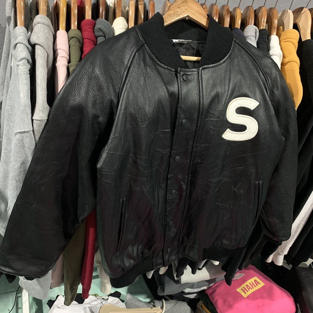 Leather Varsity Jacket x Fully Leather Size US M / EU 48-50 / 2 - 4 Thumbnail