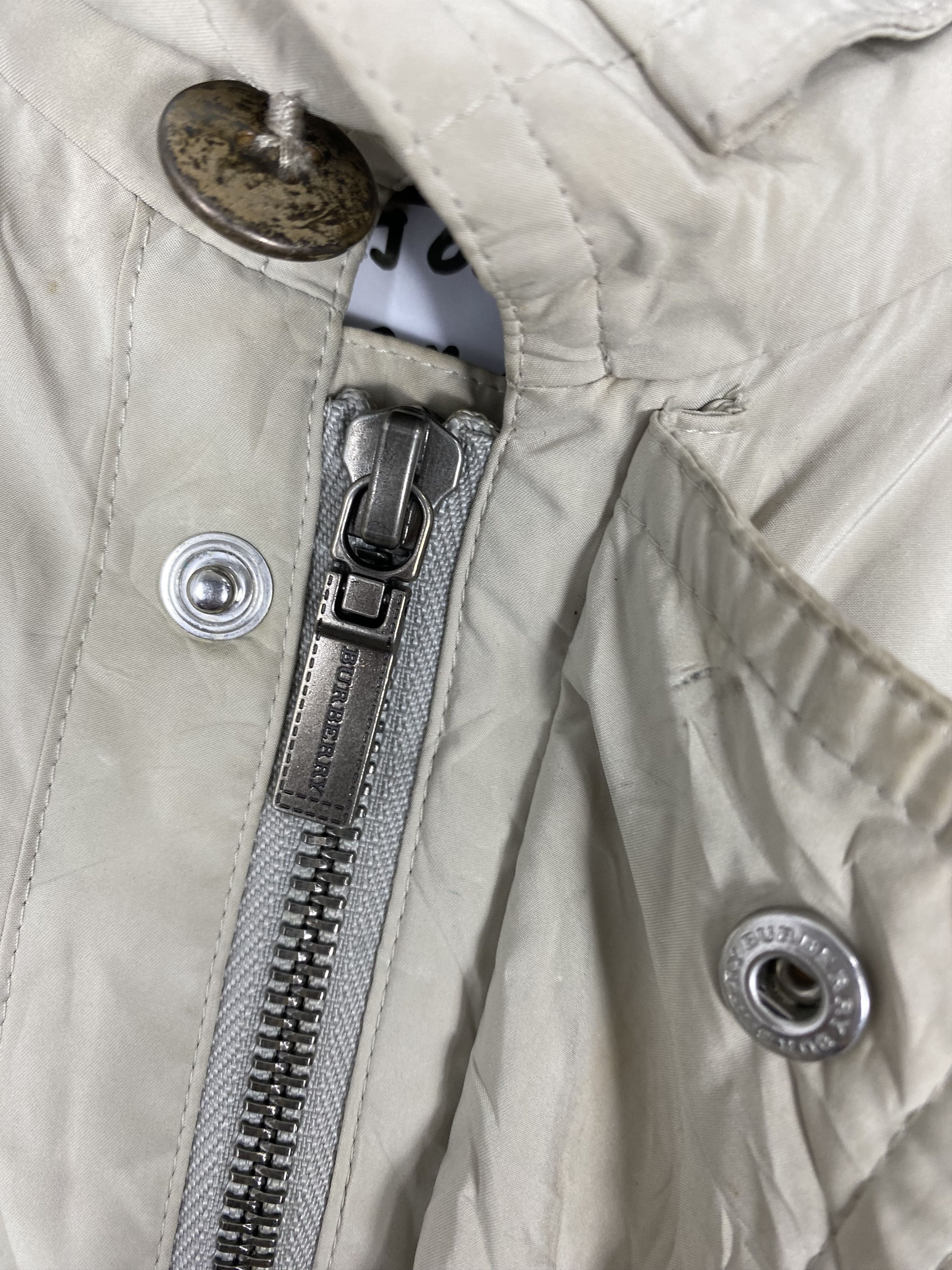 Burberry Vintage Burberry London Trench Coat Beige Cotton Shell Size US L / EU 52-54 / 3 - 3 Thumbnail