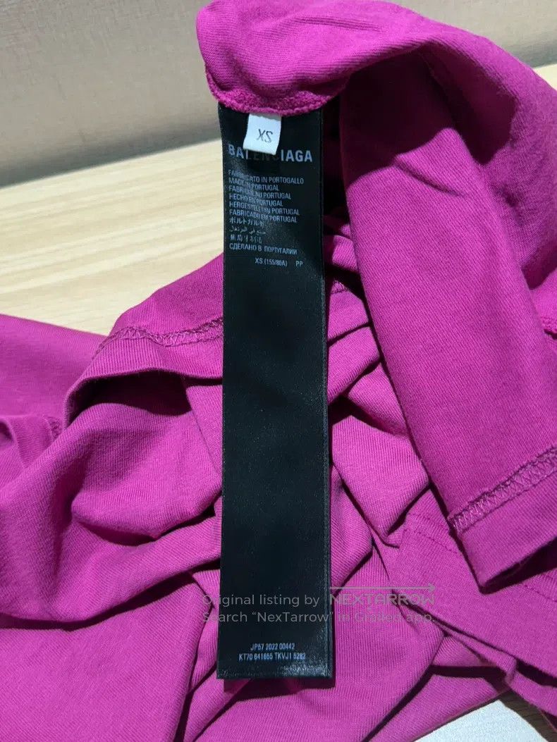 Balenciaga Balenciaga Pink Tie-Dye Coca-Cola Wave Short Sleeve T-Shir Size US XS / EU 42 / 0 - 5 Thumbnail