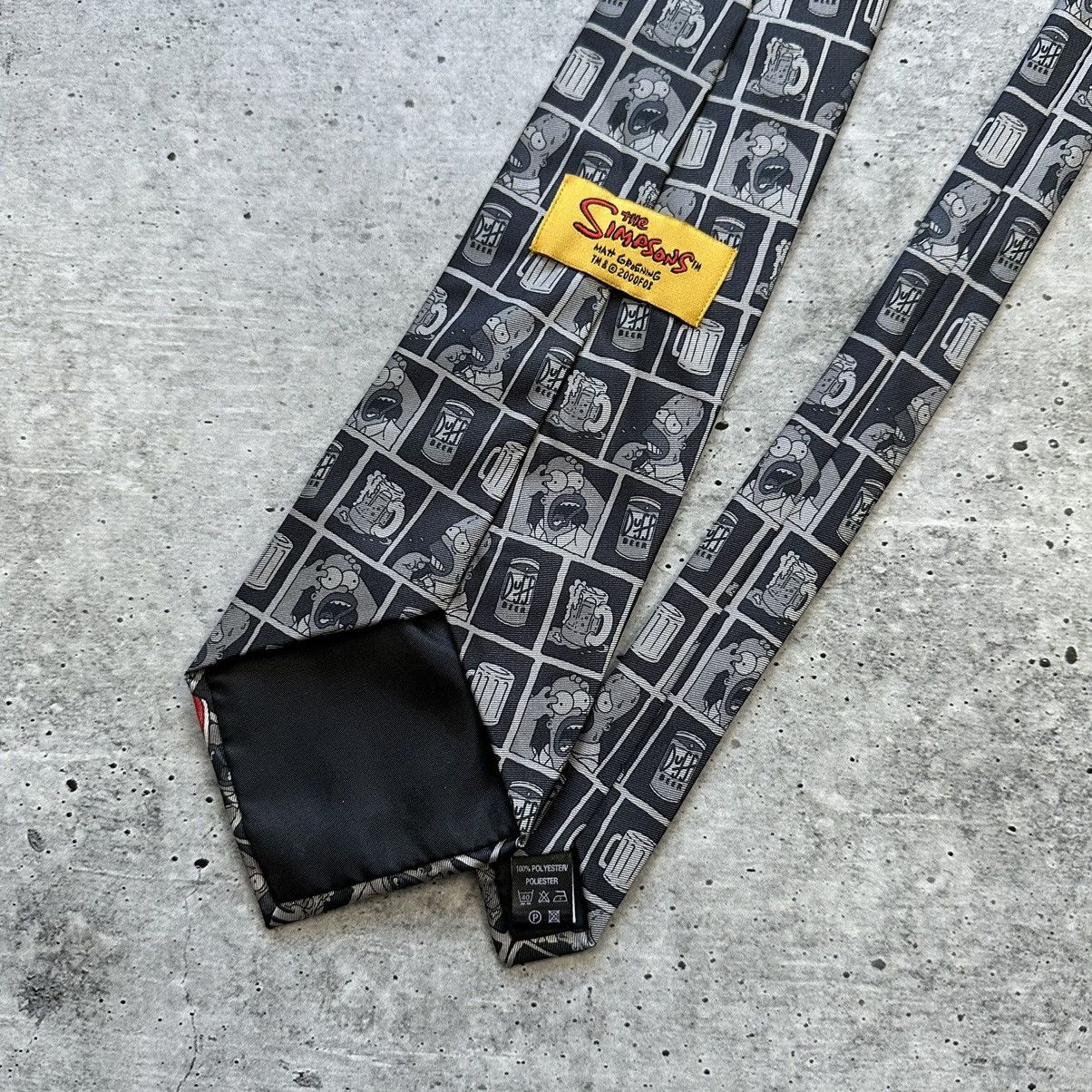 Other Vintage Homer Simpson Beer Duff Tie Movie 2000 Size ONE SIZE - 9 Thumbnail
