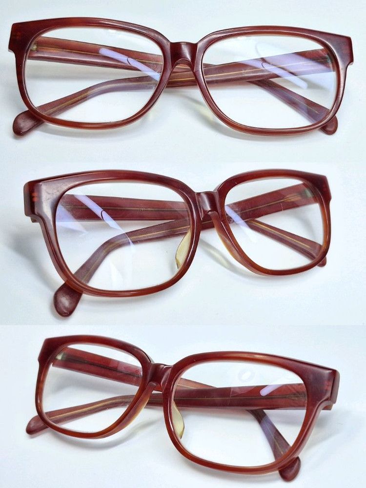 Other 80s Japan Artisan Hand-Cut Ki-500 Bold Acetate Frame Glasses Size ONE SIZE - 4 Thumbnail