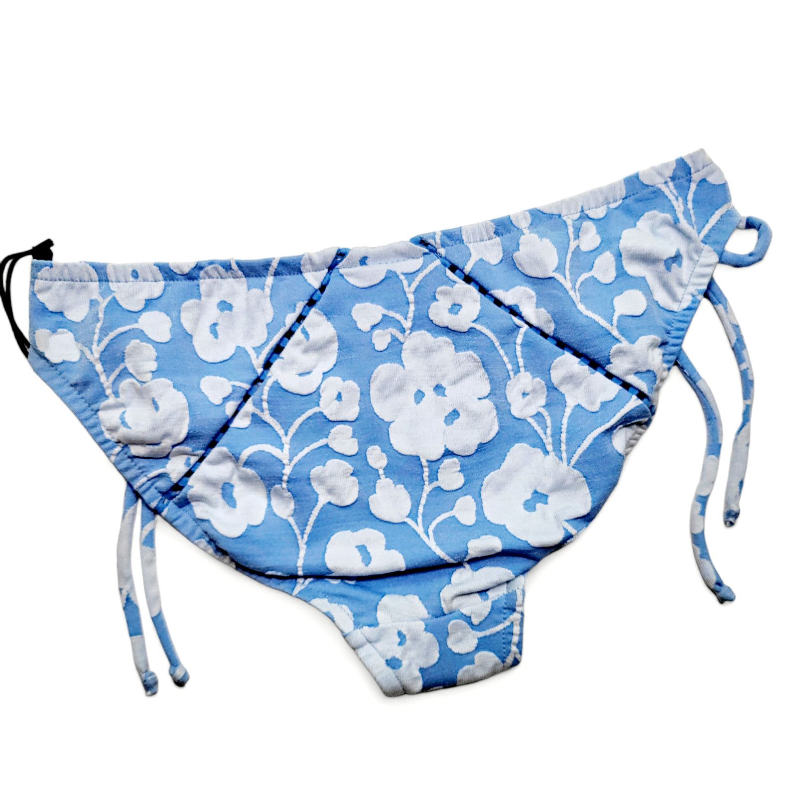 Other NWT ROBIN PICCONE Sadie Raised Floral Bikini Bottom Blue XS Size XS / US 0-2 / IT 36-38 - 6 Thumbnail