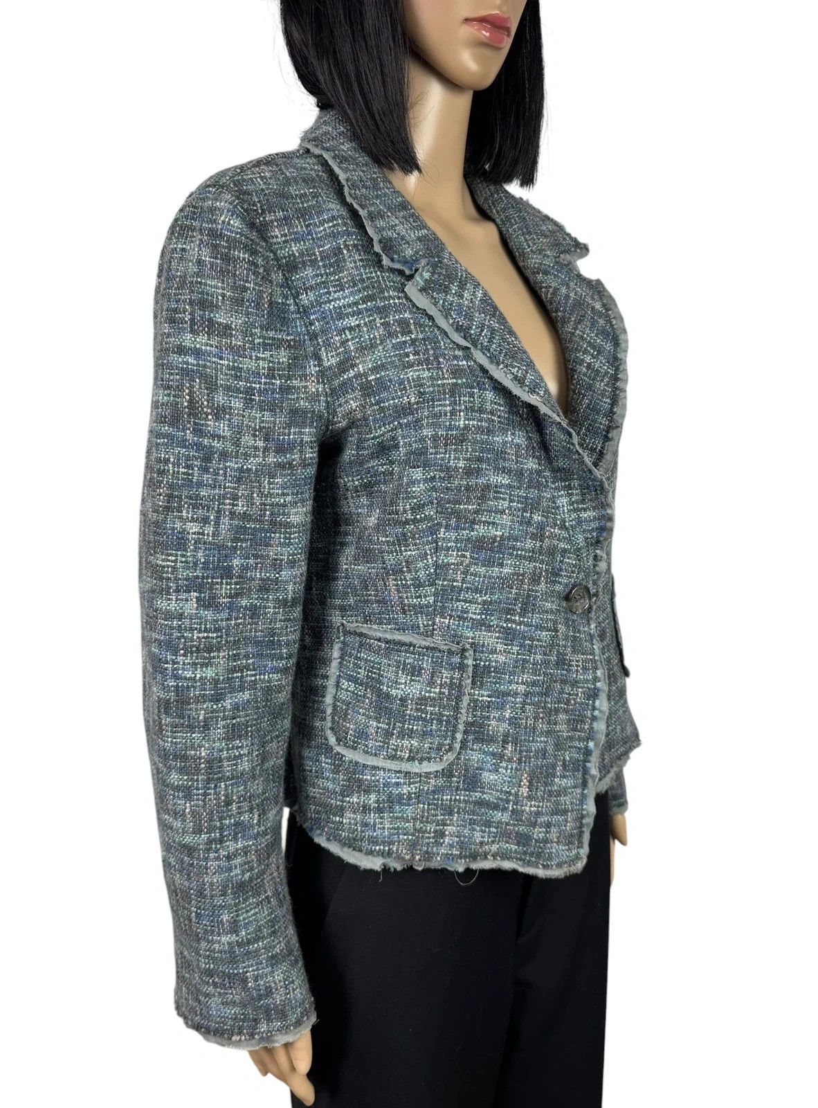 RED Valentino RED Valentino Tweed Blazer Wool Cotton size 48 US10 Size XL / US 12-14 / IT 48-50 - 3 Thumbnail