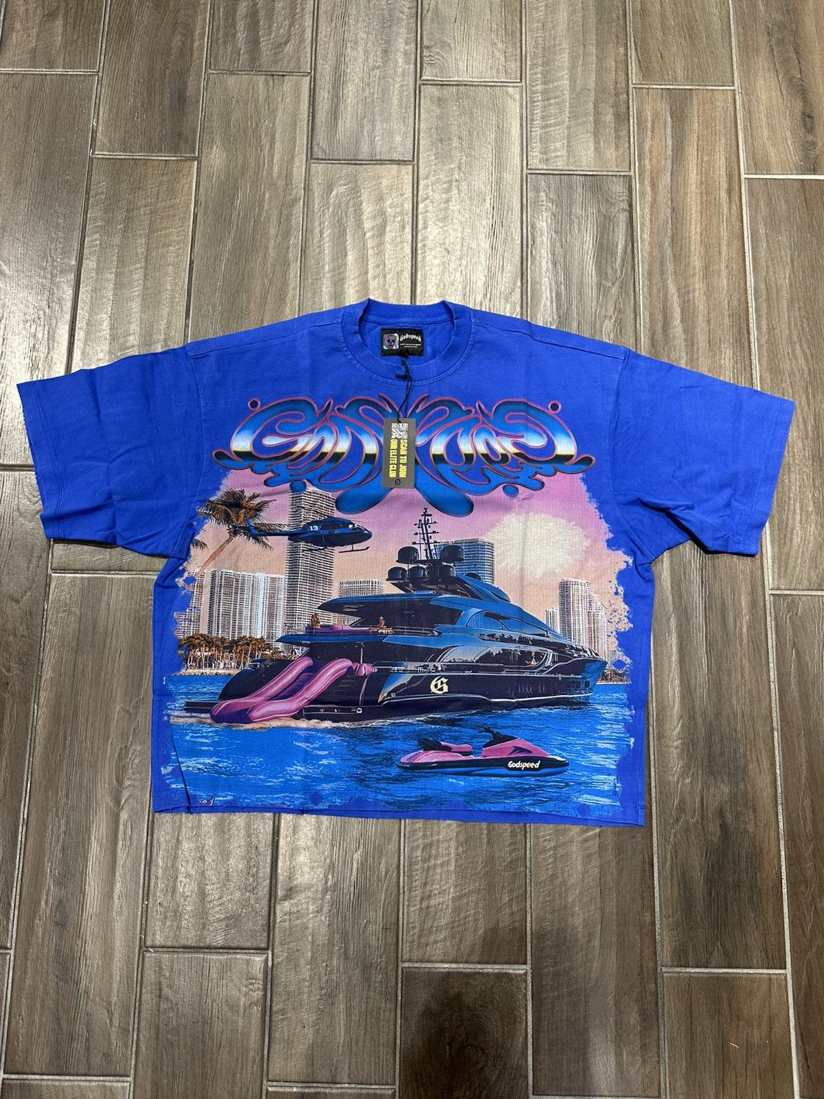 Godspeed Godspeed Yacht Tee Blue Size US L / EU 52-54 / 3 - 1 Thumbnail