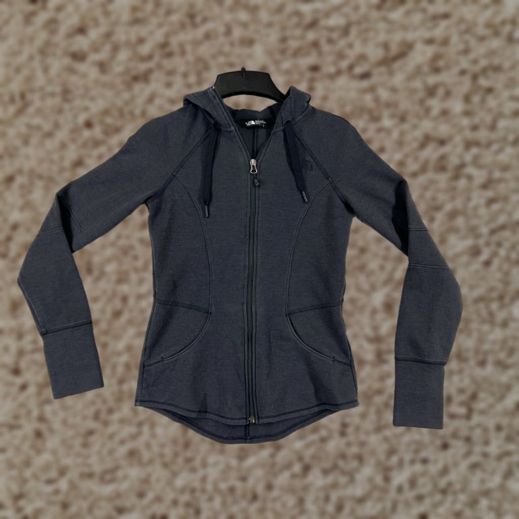 The North Face The North Face Hoodie Women XS Gray Full Zip Hoodie Polyester Blend Logo Size XS / US 0-2 / IT 36-38 - 1 Thumbnail