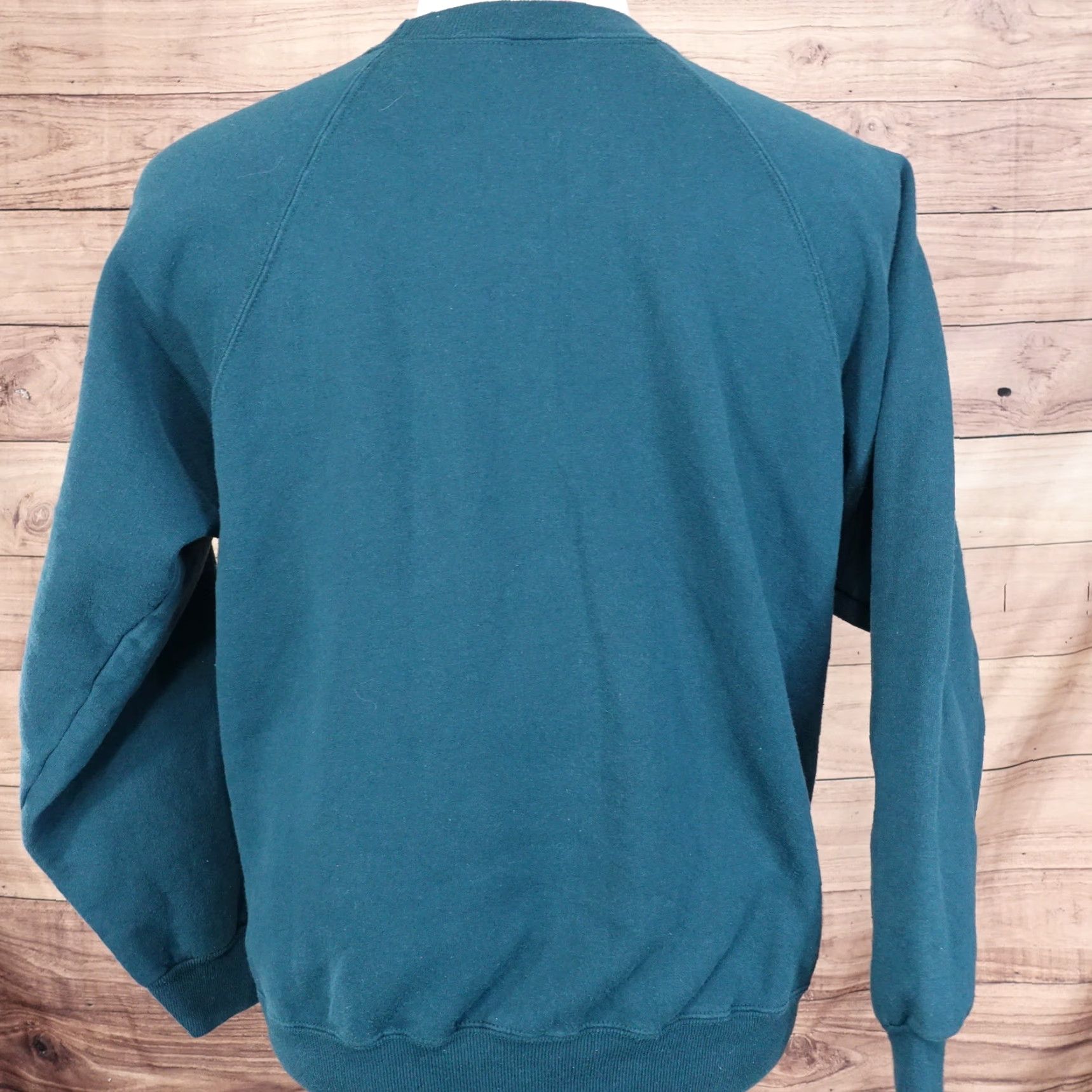 Hanes VINTAGE HANES 90s BLANK PLAIN GREEN CREW NECK SWEATSHIRT SIZE M MEDIUM Size US M / EU 48-50 / 2 - 3 Thumbnail