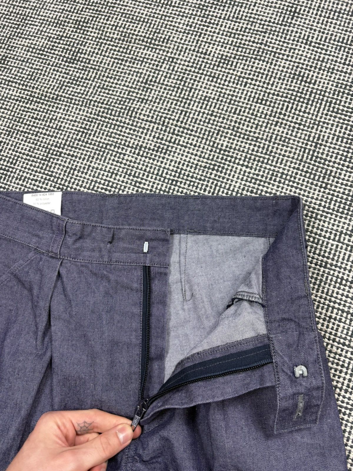 Vintage Vintage french workwear pleated utility trousers Size US 28 / EU 44 - 5 Thumbnail