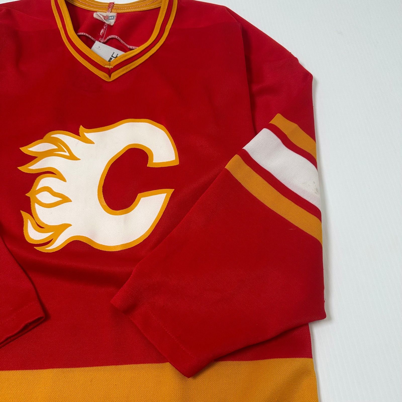 Ccm Vintage CCM Calgary Flames NHL Hockey Jersey S Size US S / EU 44-46 / 1 - 4 Thumbnail