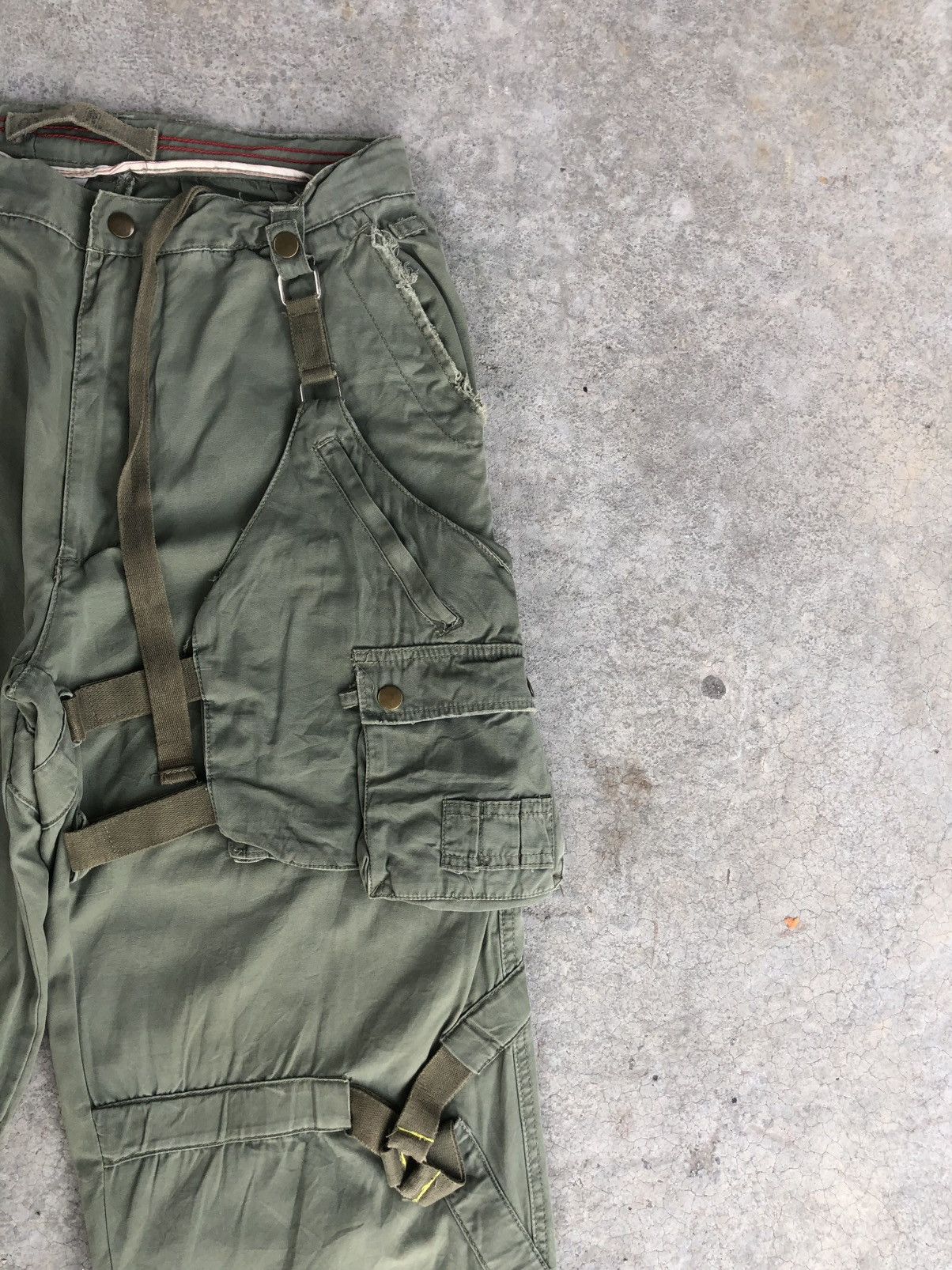 Japanese Brand Japanese 3.Q.R Army Cargo Pants Bondage Multipocket Size US 31 - 5 Thumbnail