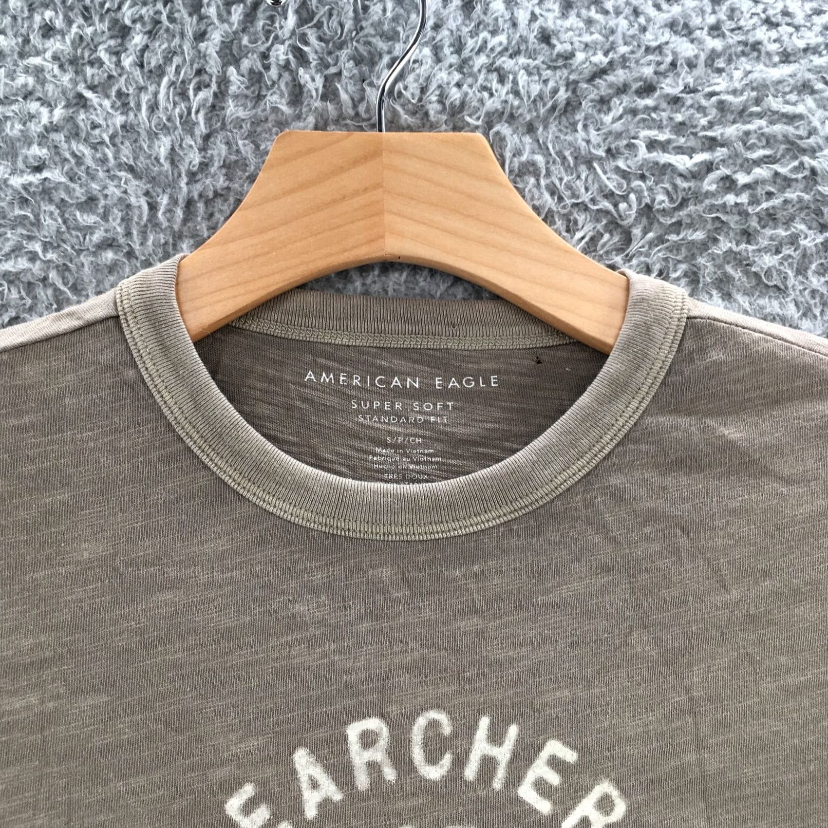 American Eagle Outfitters American Eagle Outfitters T-Shirt Mens S Green Short Sleeve Pocket Tee Cotton Size US S / EU 44-46 / 1 - 4 Thumbnail