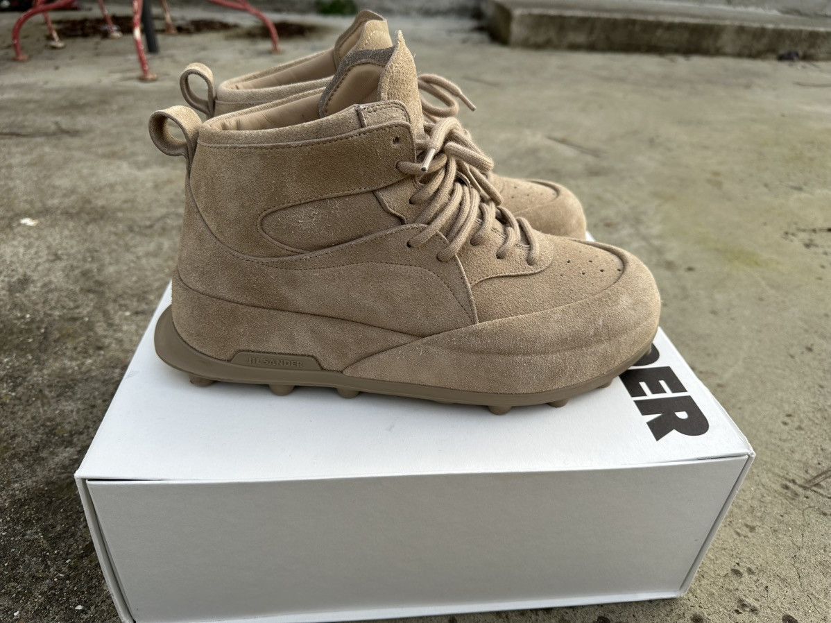 Jil Sander JIL SANDER BEIGE SUEDE ORB | Grailed