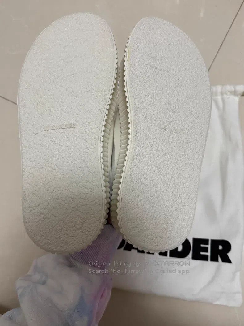 Jil Sander Jil Sander White Strappy Flats Size US 6.5 / IT 36.5 - 3 Thumbnail