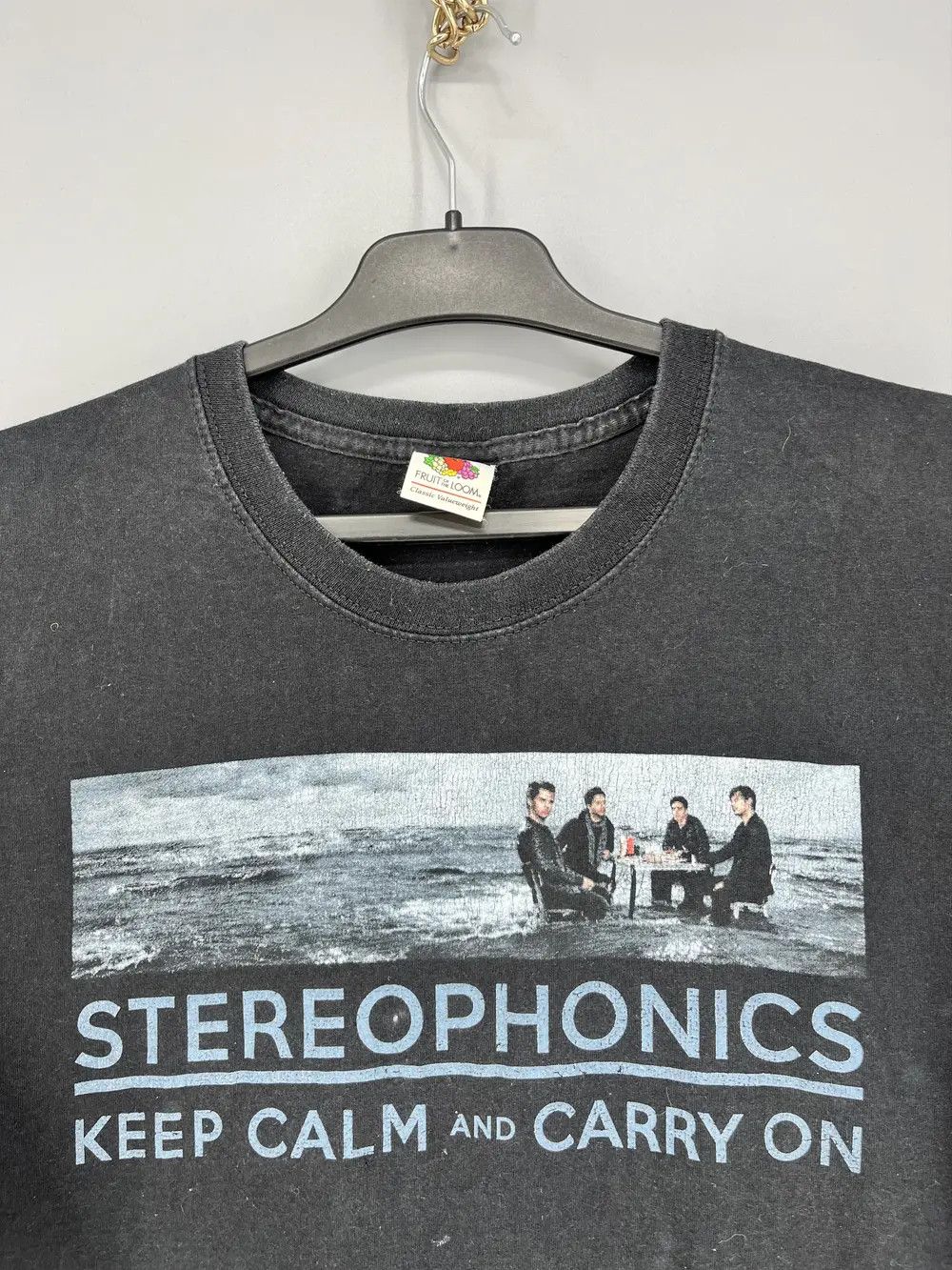 Band Tees Stereophonics Keep Calm And Carry On 2010 European Tour Tee Size US XL / EU 56 / 4 - 4 Thumbnail