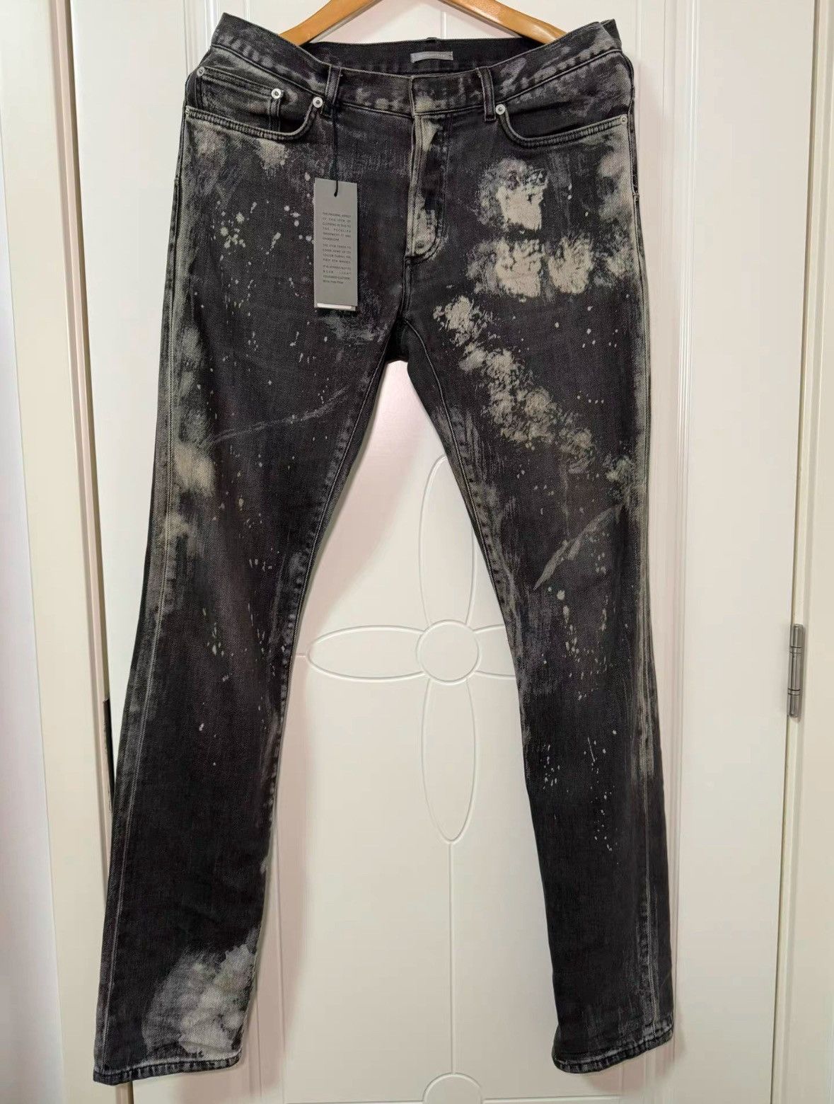 Dior Dior homme slim 175 ink splash jeans Size US 32 / EU 48 - 1 Thumbnail