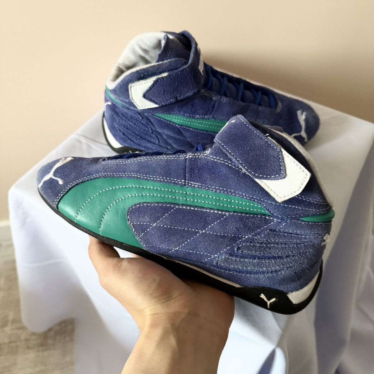 Puma Vintage Puma Mid Speedcat Jil Sander Vibe Racing Moto Shoes Size US 8 / IT 38 - 6 Thumbnail