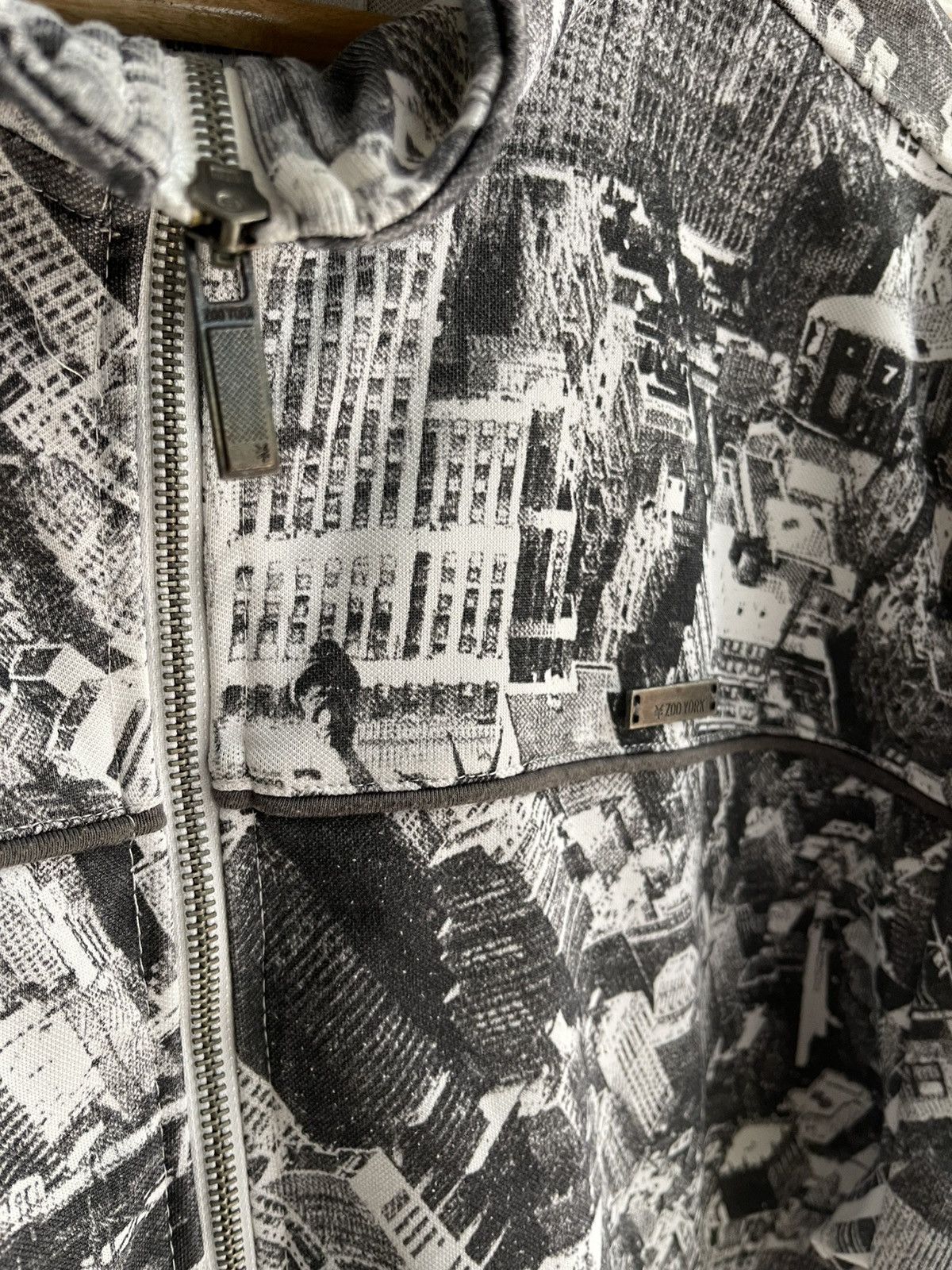 Zoo York Vintage Zoo York New York Landscape Zip Up Sweater Aop Size US XL / EU 56 / 4 - 3 Thumbnail