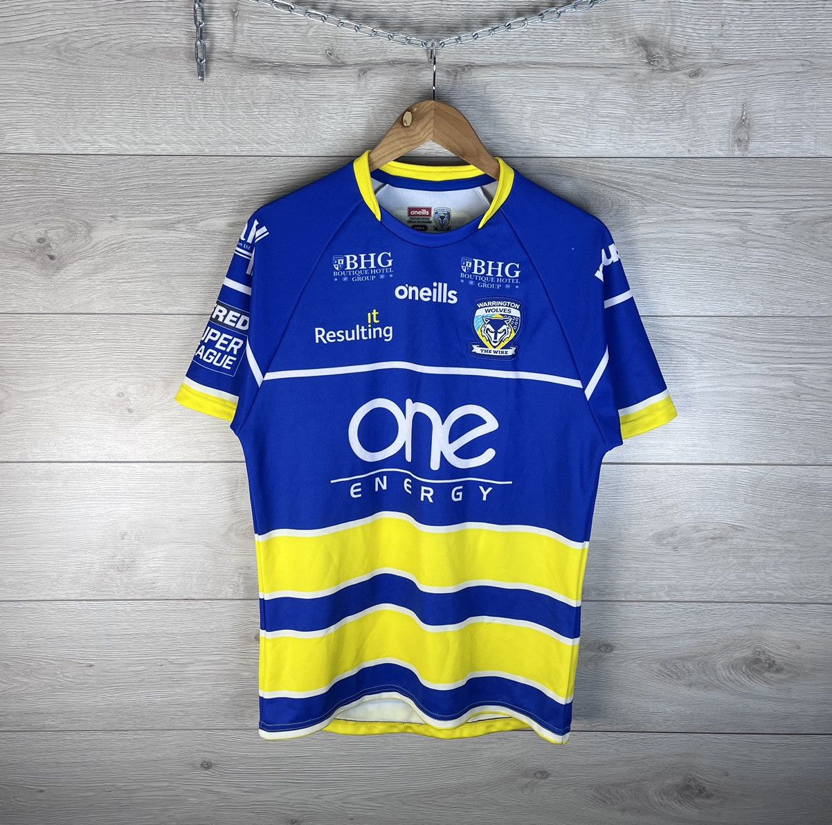 Other Mens rugby jersey size S o’neills Warrington Wolves Size US S / EU 44-46 / 1 - 1 Thumbnail