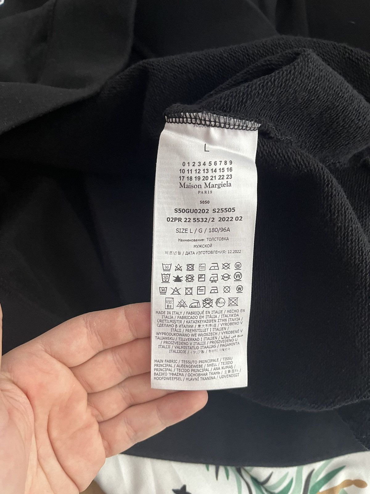 Maison Margiela Maison Margiela hoodie black oversize Size US L / EU 52-54 / 3 - 4 Thumbnail