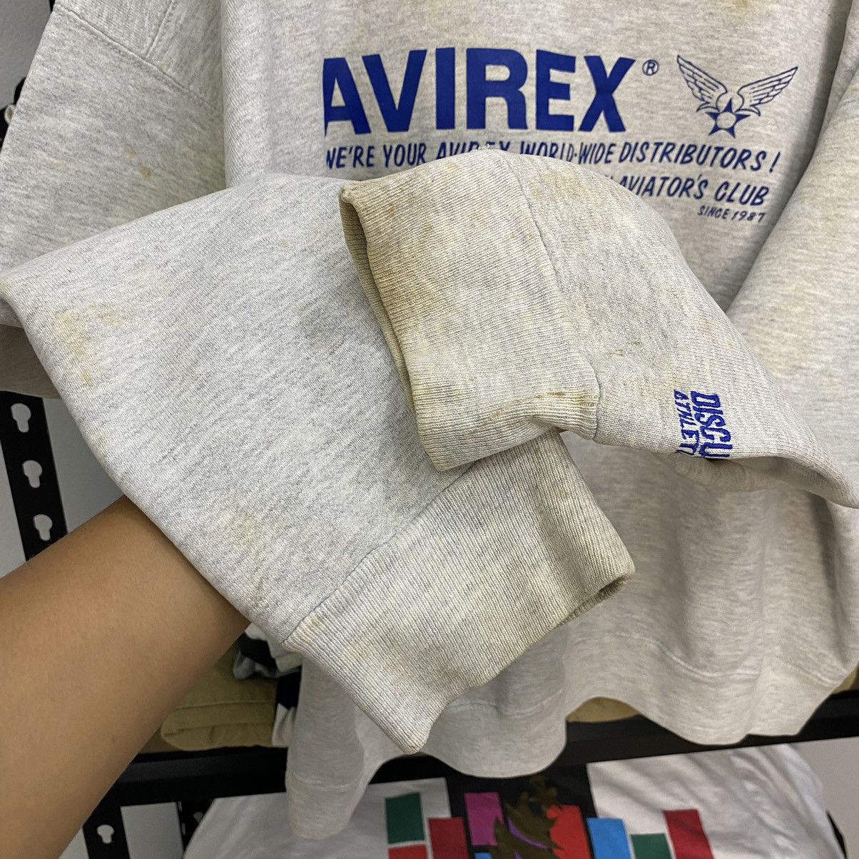 Avirex × Vintage Vintage Avirex 90s Sweatshirt❗️ Size US L / EU 52-54 / 3 - 6 Thumbnail