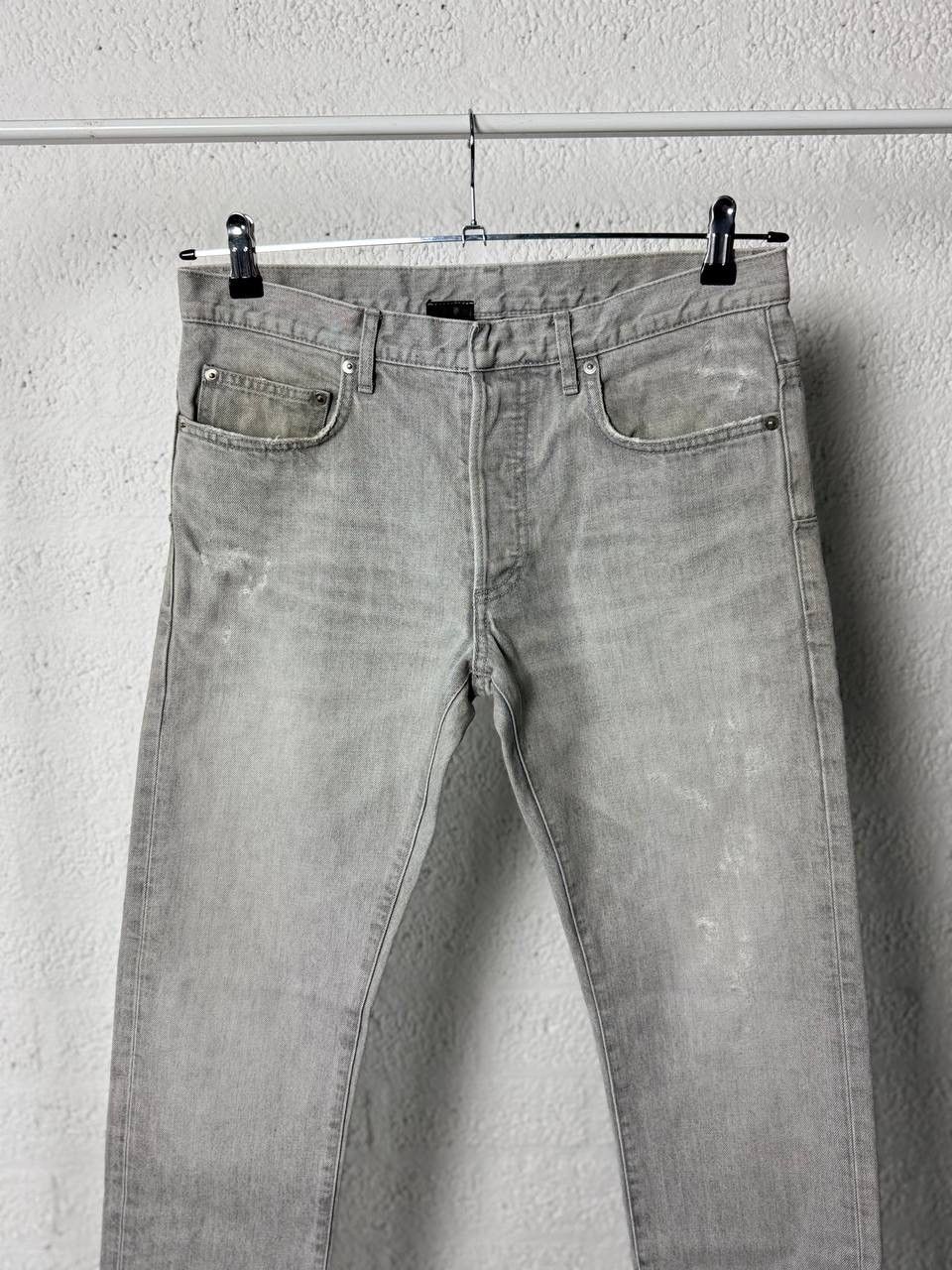 Dior Dior Hedi Slimane Gray Denim Jeans Japan Made Size US 31 - 7 Thumbnail