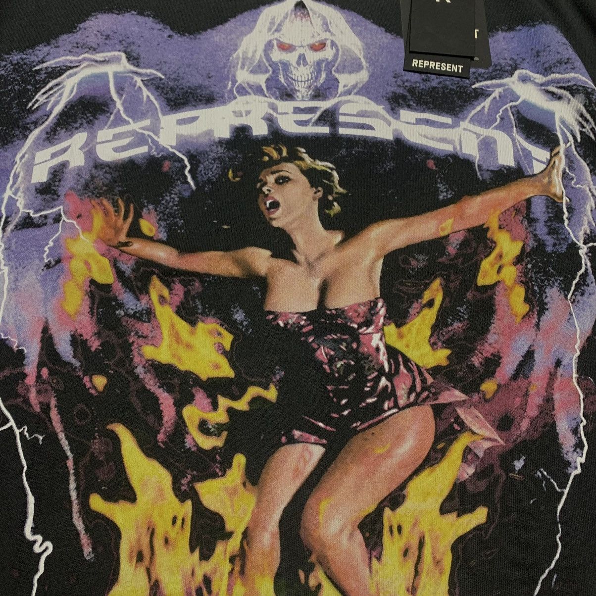 Represent Clo. Represent Small Spirit Reaper Vintage Black Tee Size US S / EU 44-46 / 1 - 3 Thumbnail