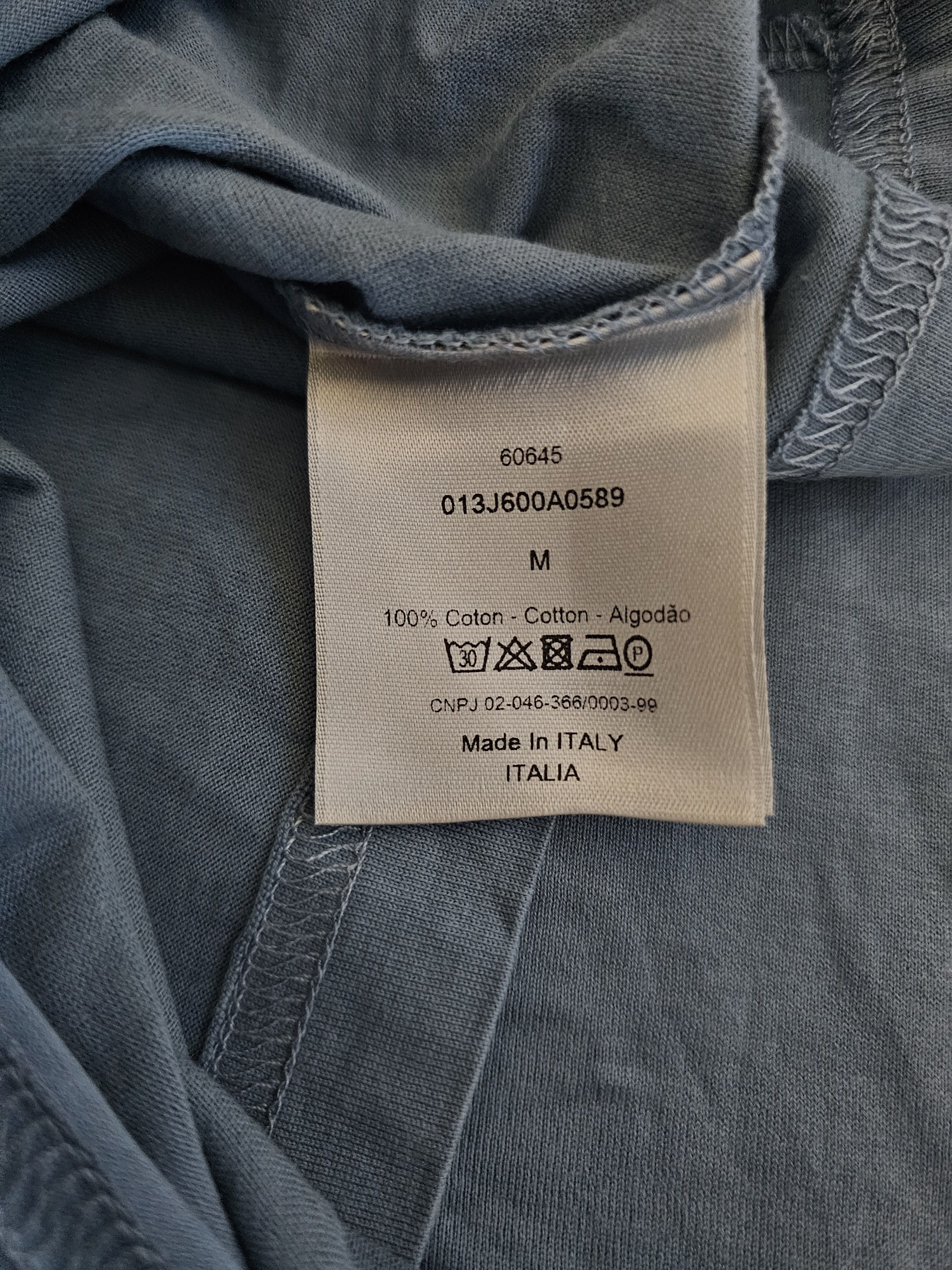 Dior Dior Men's Light Blue T-Shirt Size M Size US M / EU 48-50 / 2 - 5 Thumbnail