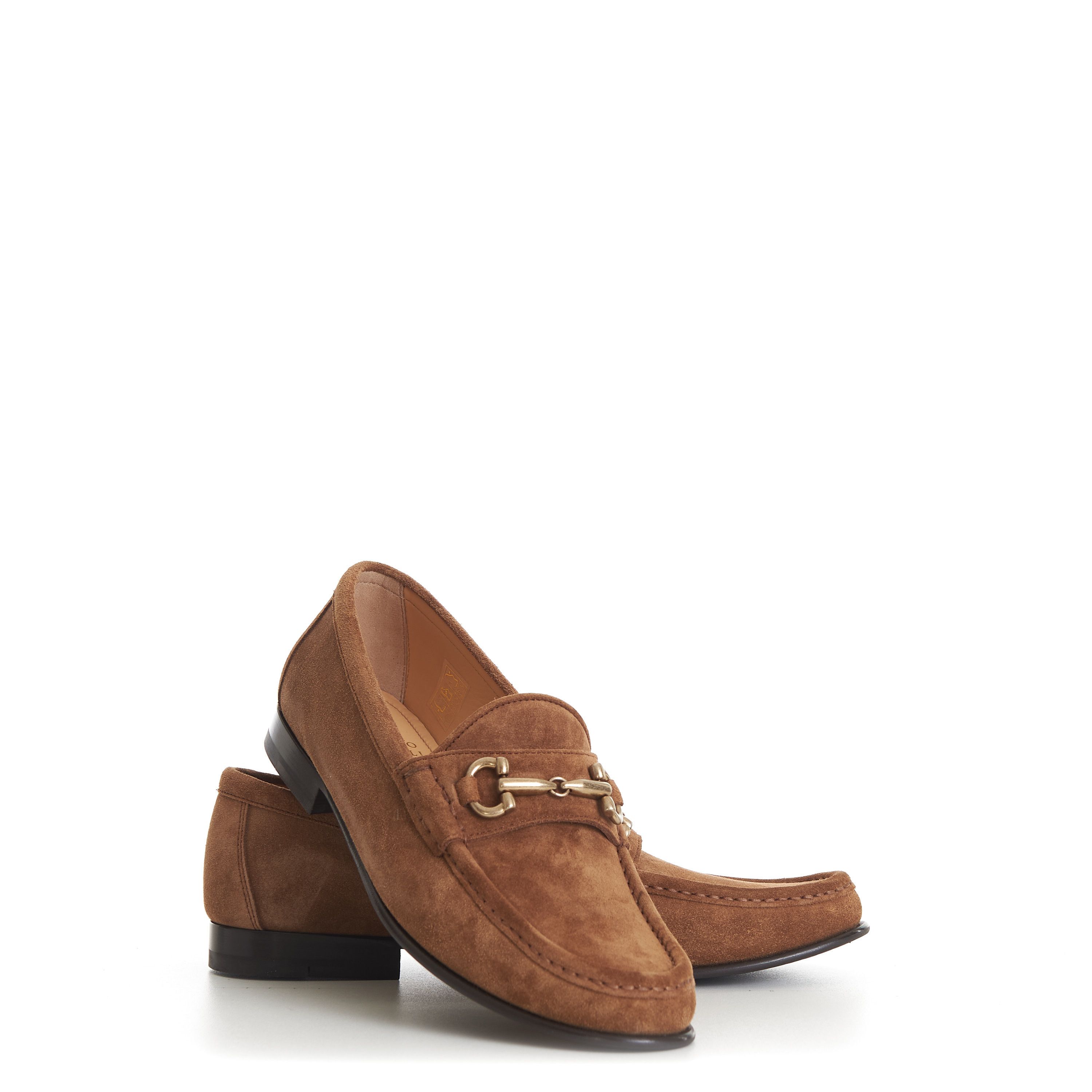 Brunello Cucinelli Brown Suede Loafers - Horse-Bit Size US 10 / EU 43 - 11 Thumbnail