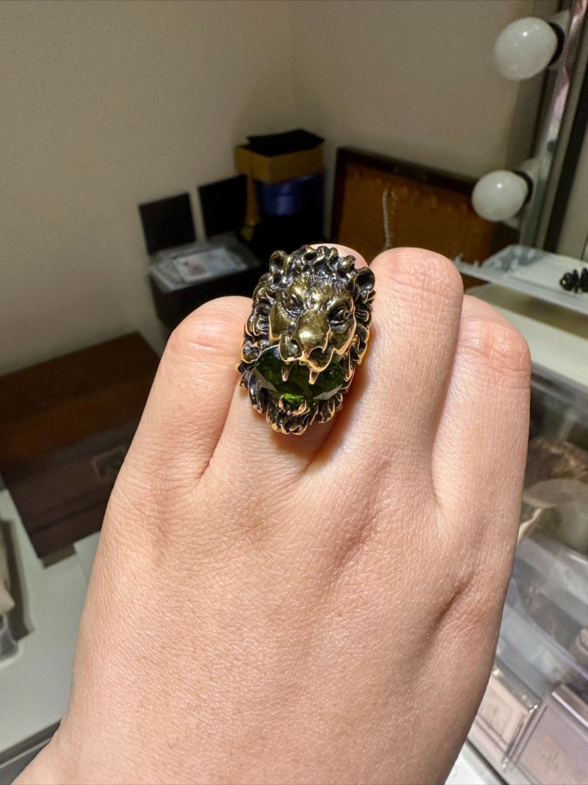 Gucci Gucci lion head ring Size ONE SIZE - 4 Thumbnail