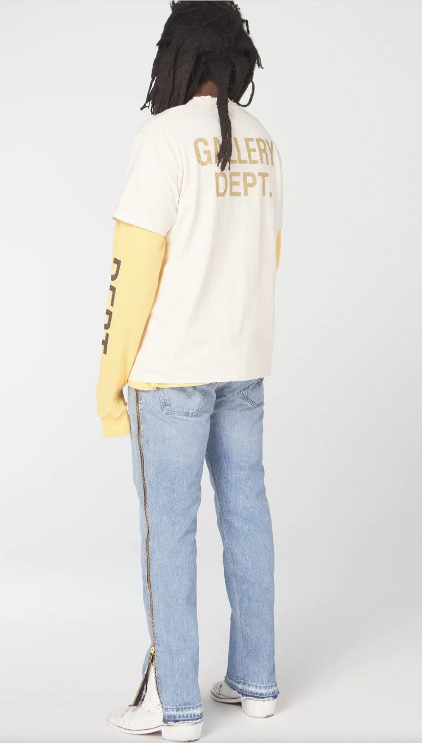 Gallery Dept. o1mle0725 Breaking News T-Shirt in Antique White Size US XXL / EU 58 / 5 - 6 Thumbnail