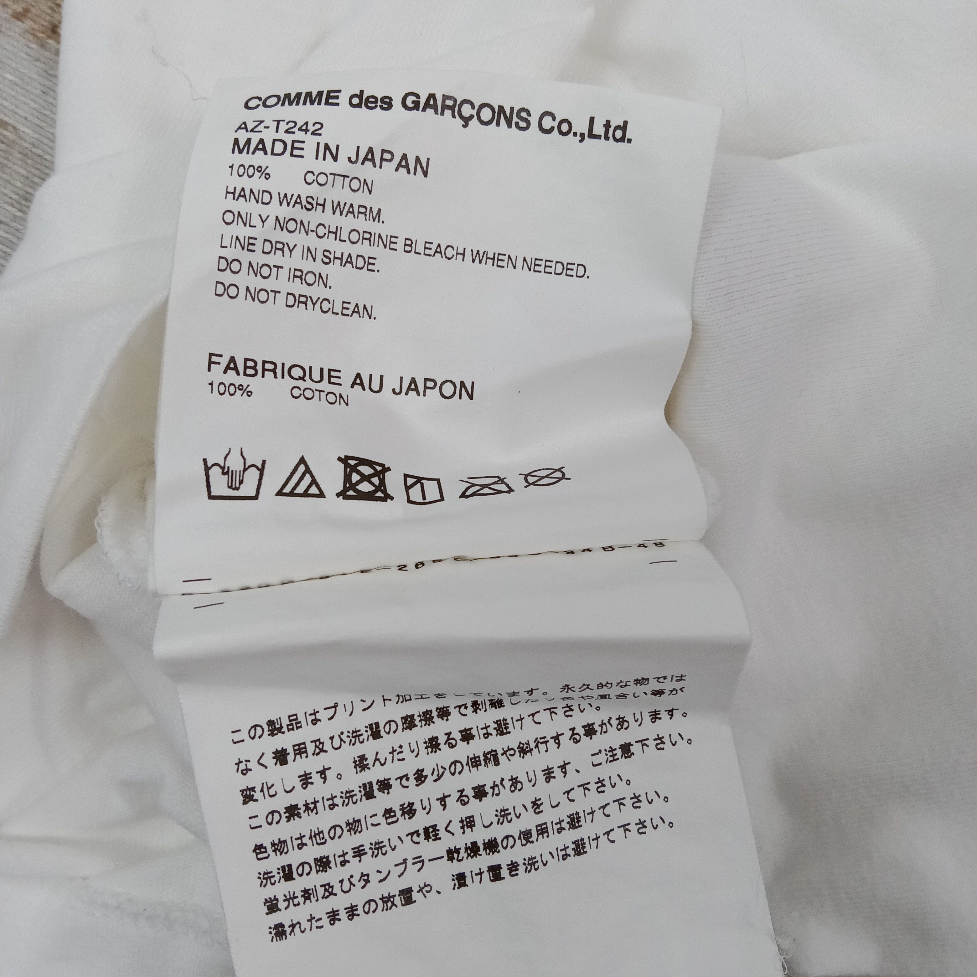 Comme des Garcons Comme Des Garcons Play Japanese Tshirt C267N34 Size US M / EU 48-50 / 2 - 6 Thumbnail