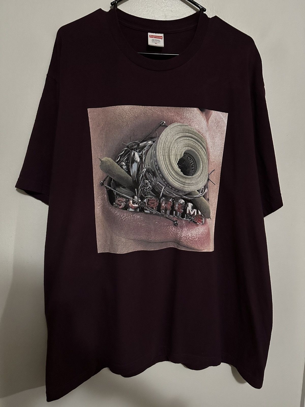 Supreme Supreme Braces Tee Size US XL / EU 56 / 4 - 1 Thumbnail
