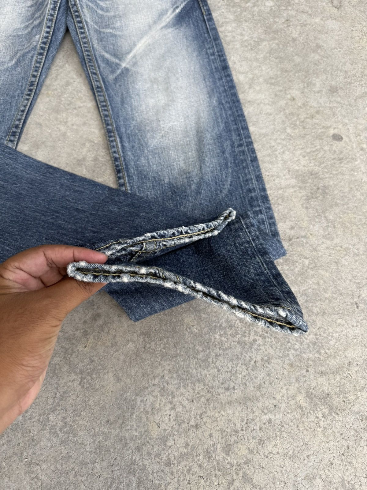 If Six Was Nine Japanese Rodeo Crowns Flared Jeans Distressed Size US 32 / EU 48 - 13 Thumbnail