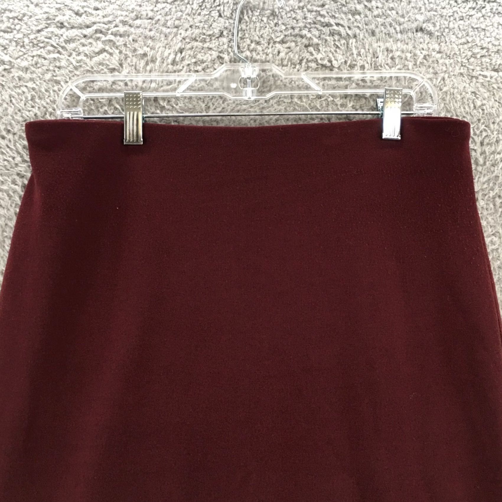 Vintage Philosophy Red Midi Skirt Womens 10 Back Zip Formal Elegant Size 32" / US 10 / IT 46 - 2 Thumbnail