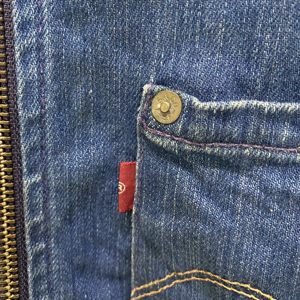 Levi's Made & Crafted × Levi's Vintage Clothing × Vintage Vintage Levis Red denim cropped bomber Size M / US 6-8 / IT 42-44 - 11 Thumbnail