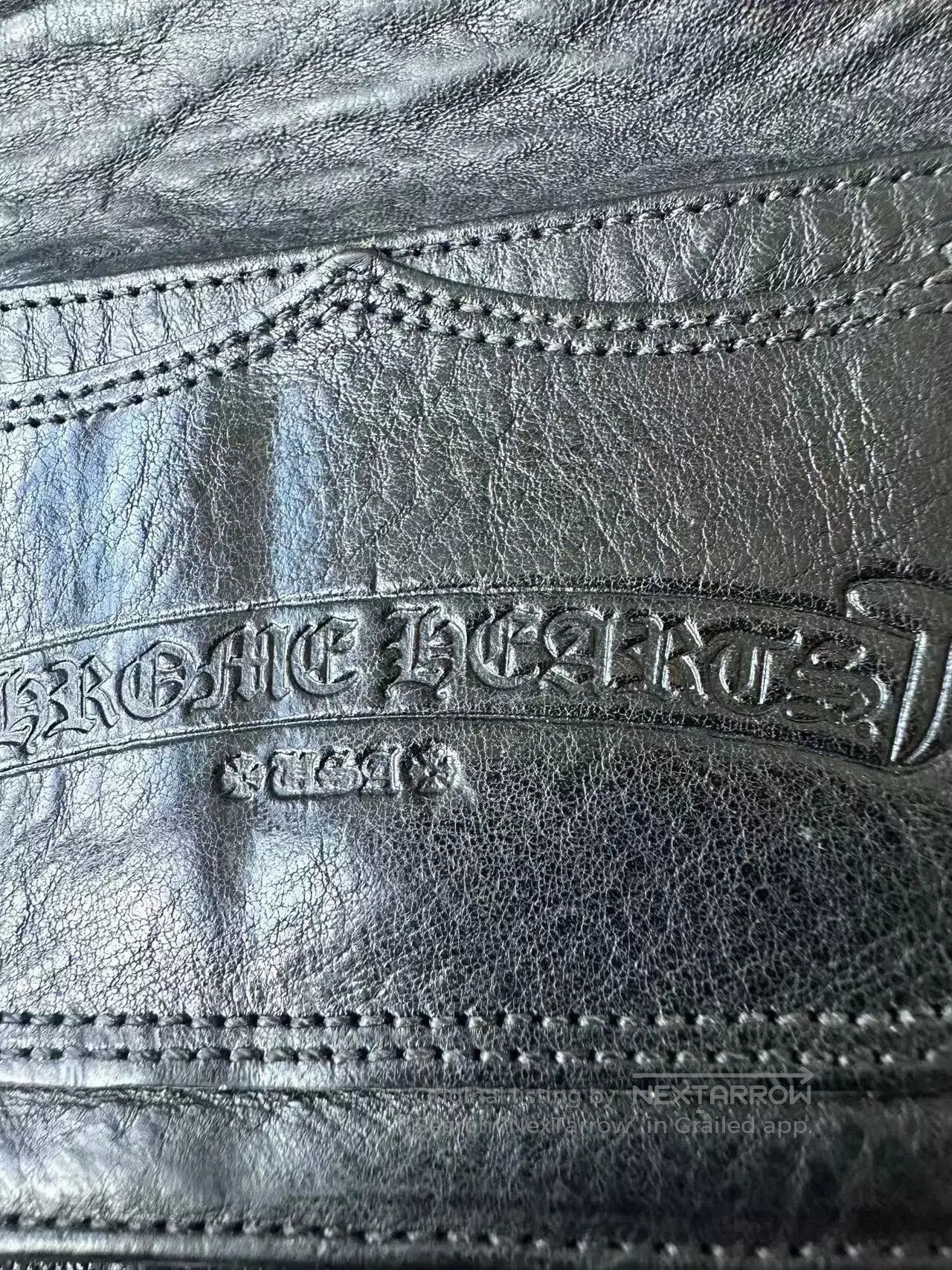Chrome Hearts Chromehearts Silver Carved Long Wallet. Size ONE SIZE - 6 Thumbnail