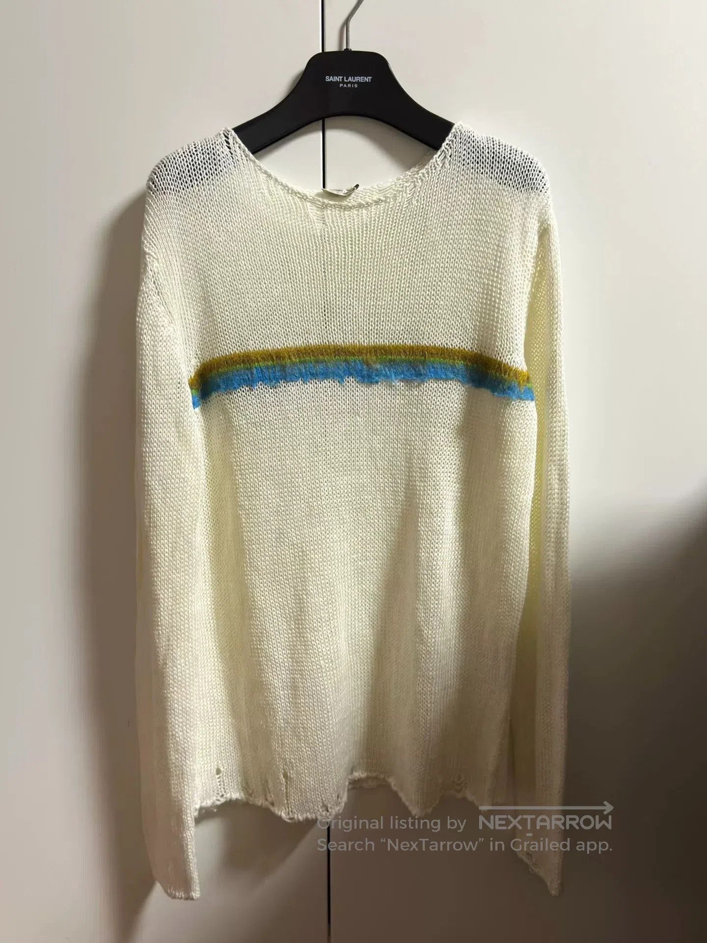 Saint Laurent Paris striped knit sweater by saint laurent. Size US M / EU 48-50 / 2 - 1 Thumbnail