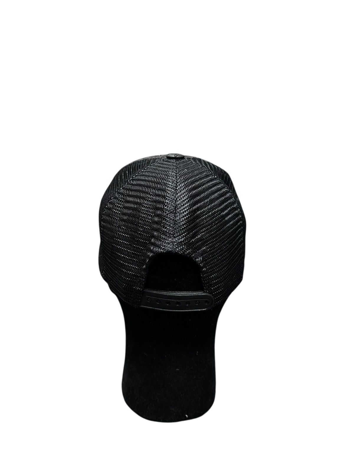 Japanese Brand Black Trucker Cap Inspired by Chrome H Size ONE SIZE - 4 Thumbnail