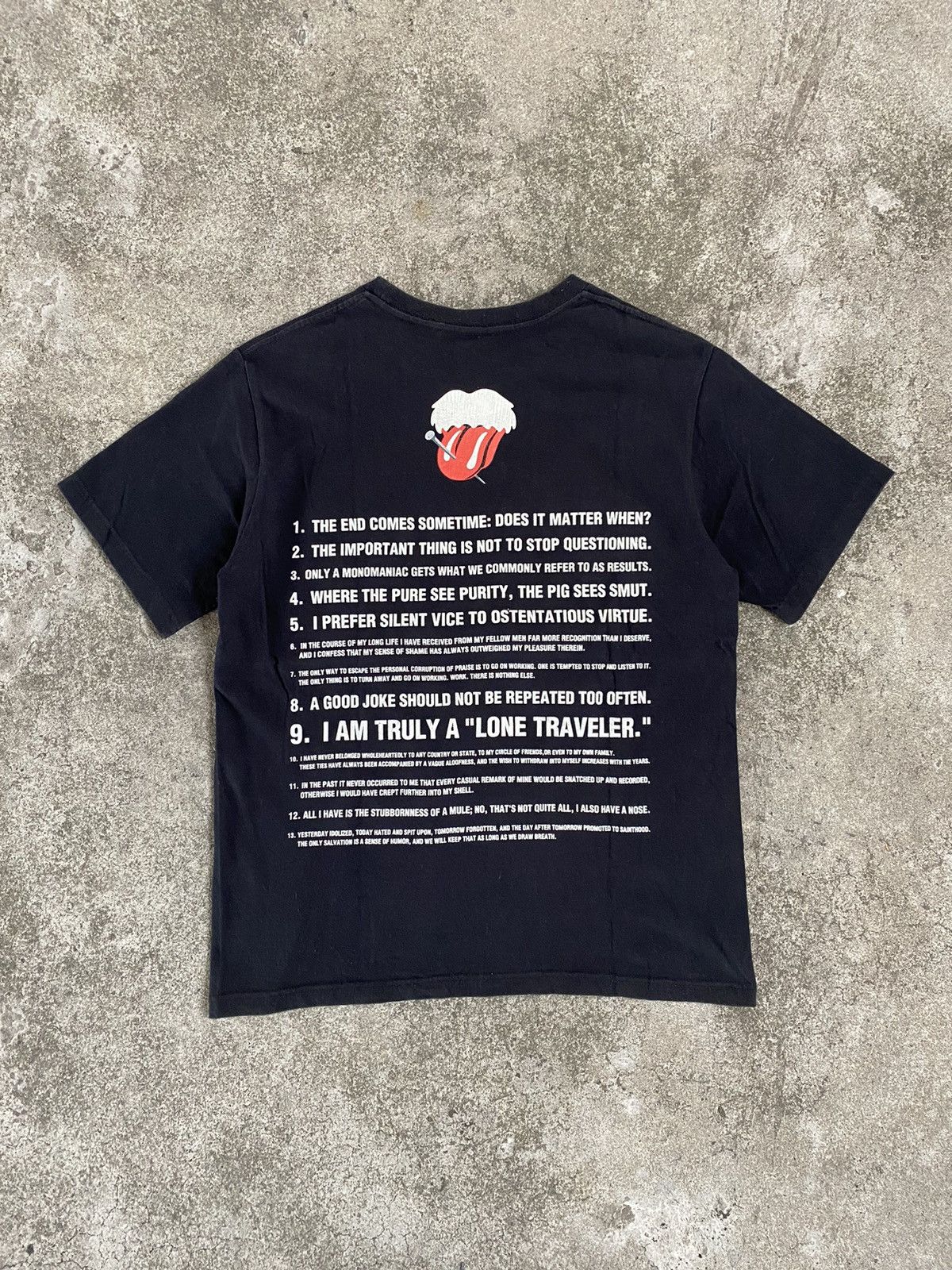 貴重　NUMBER (N)INE ローリングストーンズ　ロゴTシャツ サイズ4 Number (N)ine × Takahiromiyashita The Soloist. Number (N)ine