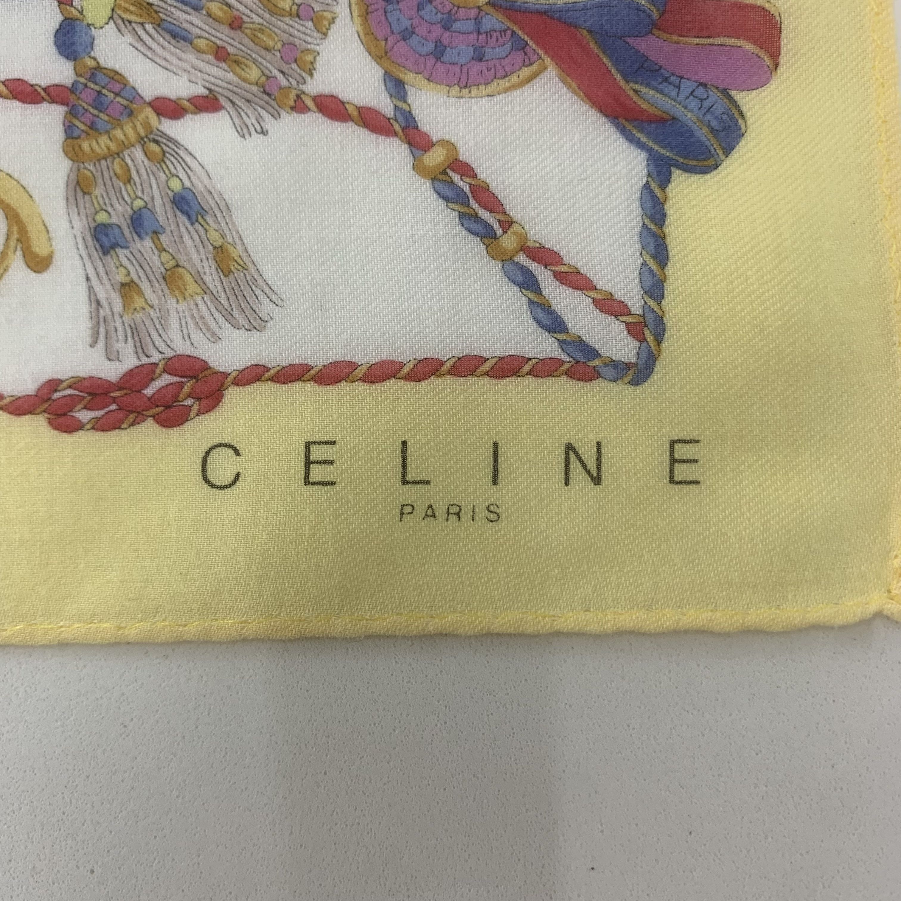Celine Celine Handkerchief Bandana Neckerchief Pocket Square Size ONE SIZE - 4 Thumbnail