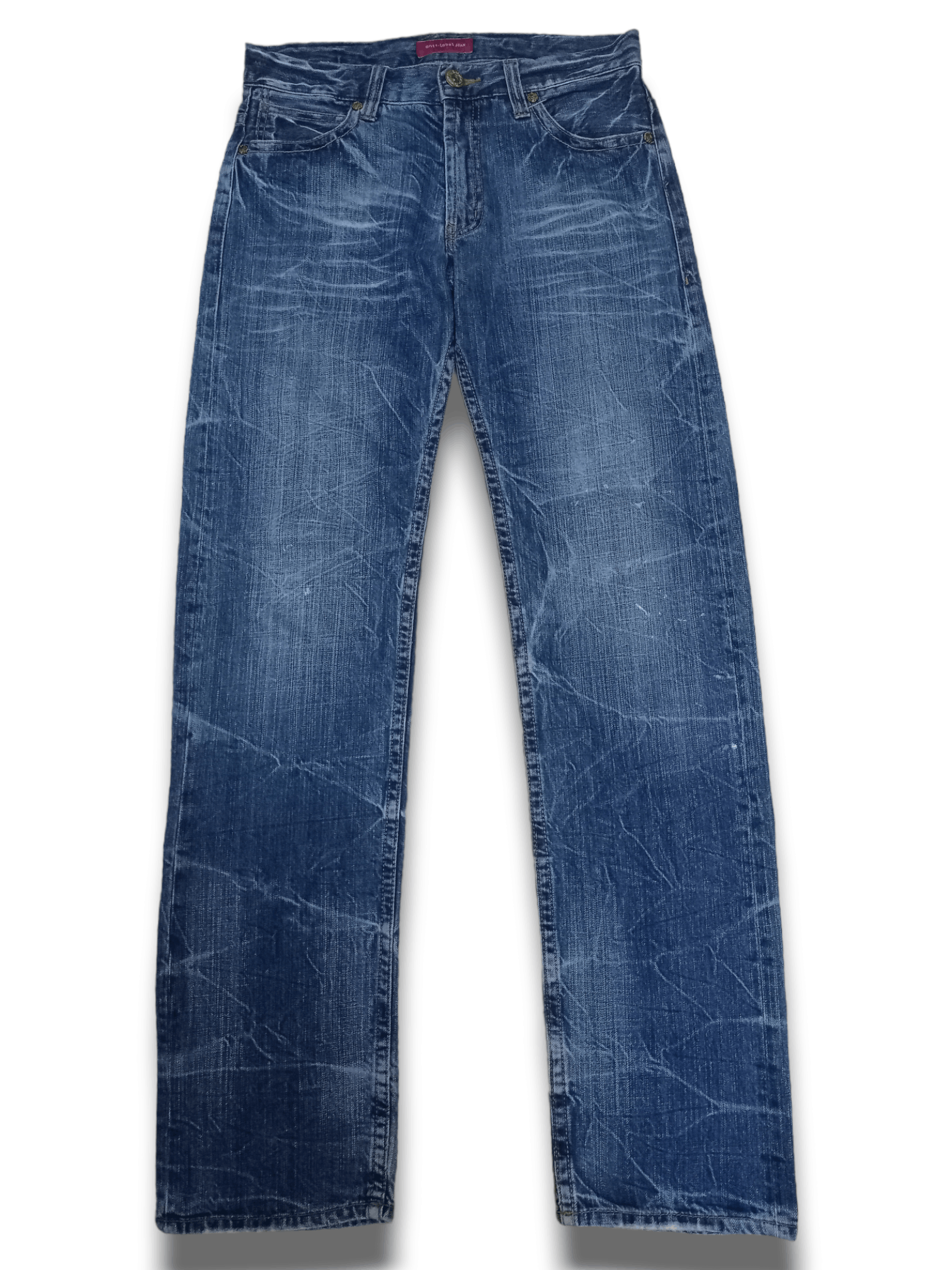 Japanese Brand Vintage Japanese Brand Blue Wash Studded Jeans Size US 31 - 2 Thumbnail