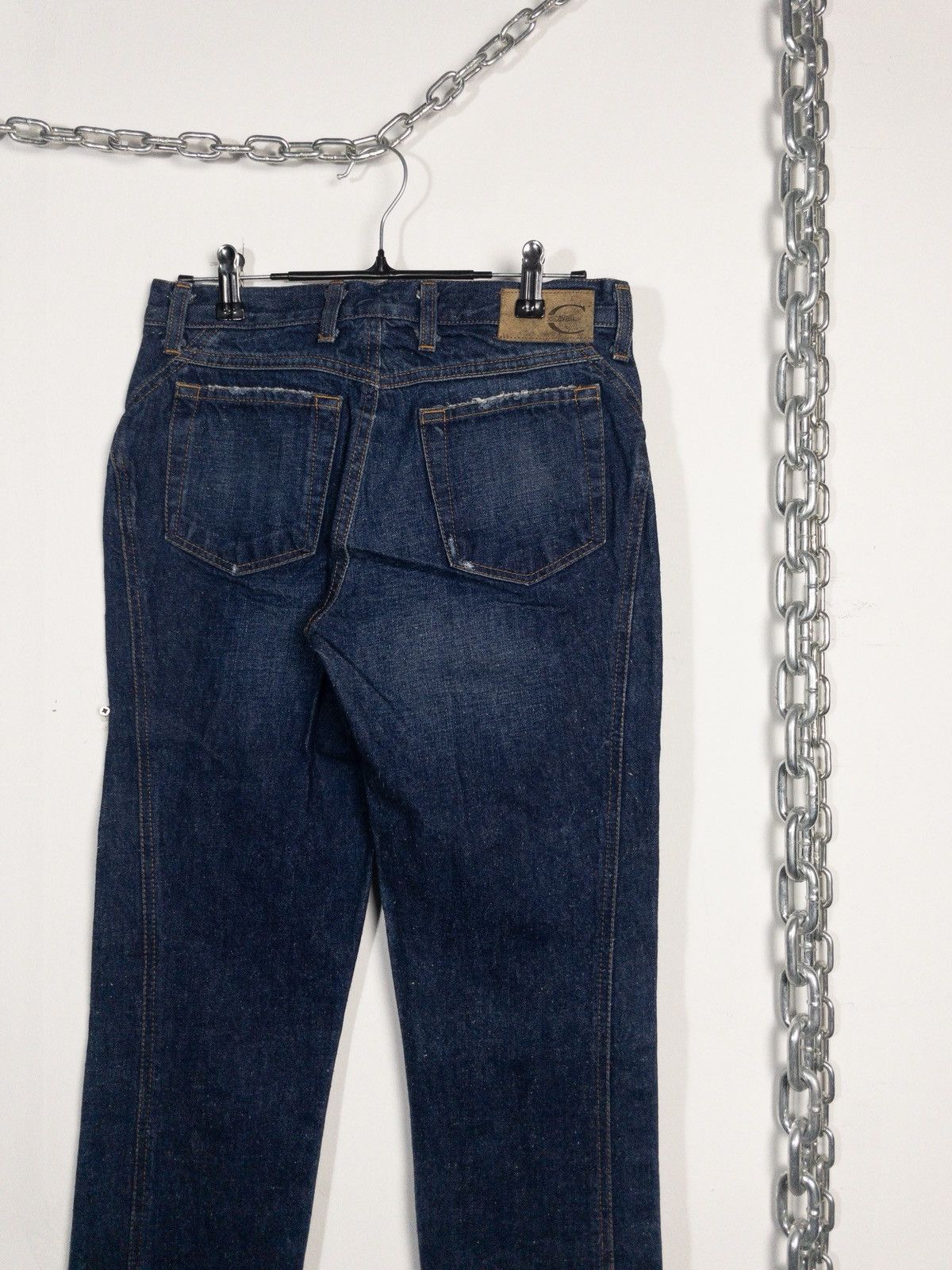 Just Cavalli Just Cavalli Straight Leg Jeans Front Facing Pockets Size US 29 - 2 Thumbnail