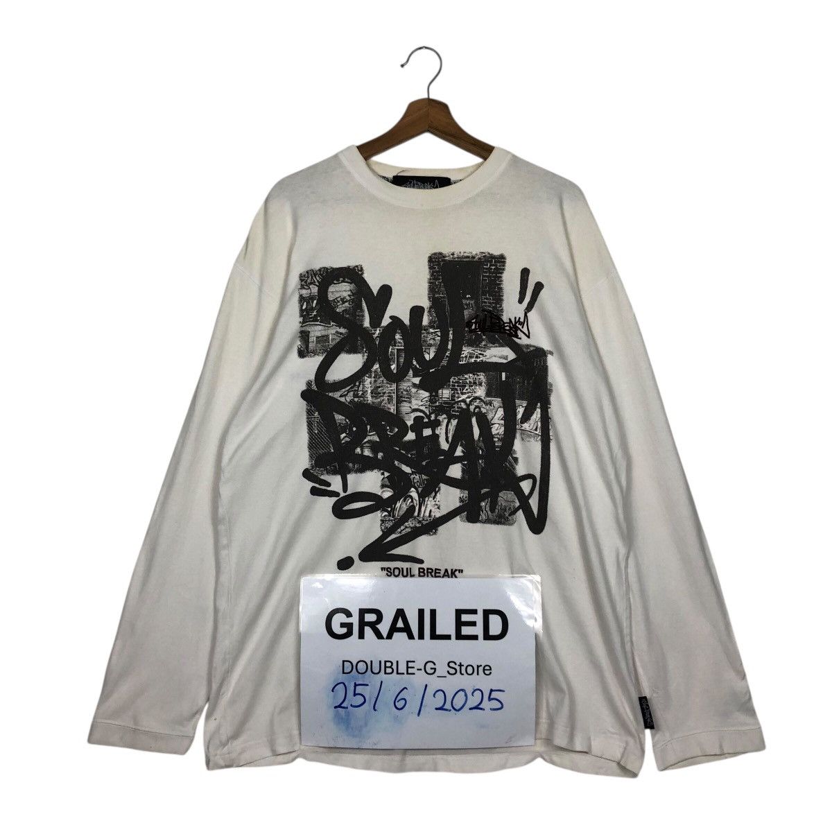 Japanese Brand 📌Vintage Long Sleeve Shirt Soul Break Punk Size US XXL / EU 58 / 5 - 1 Thumbnail