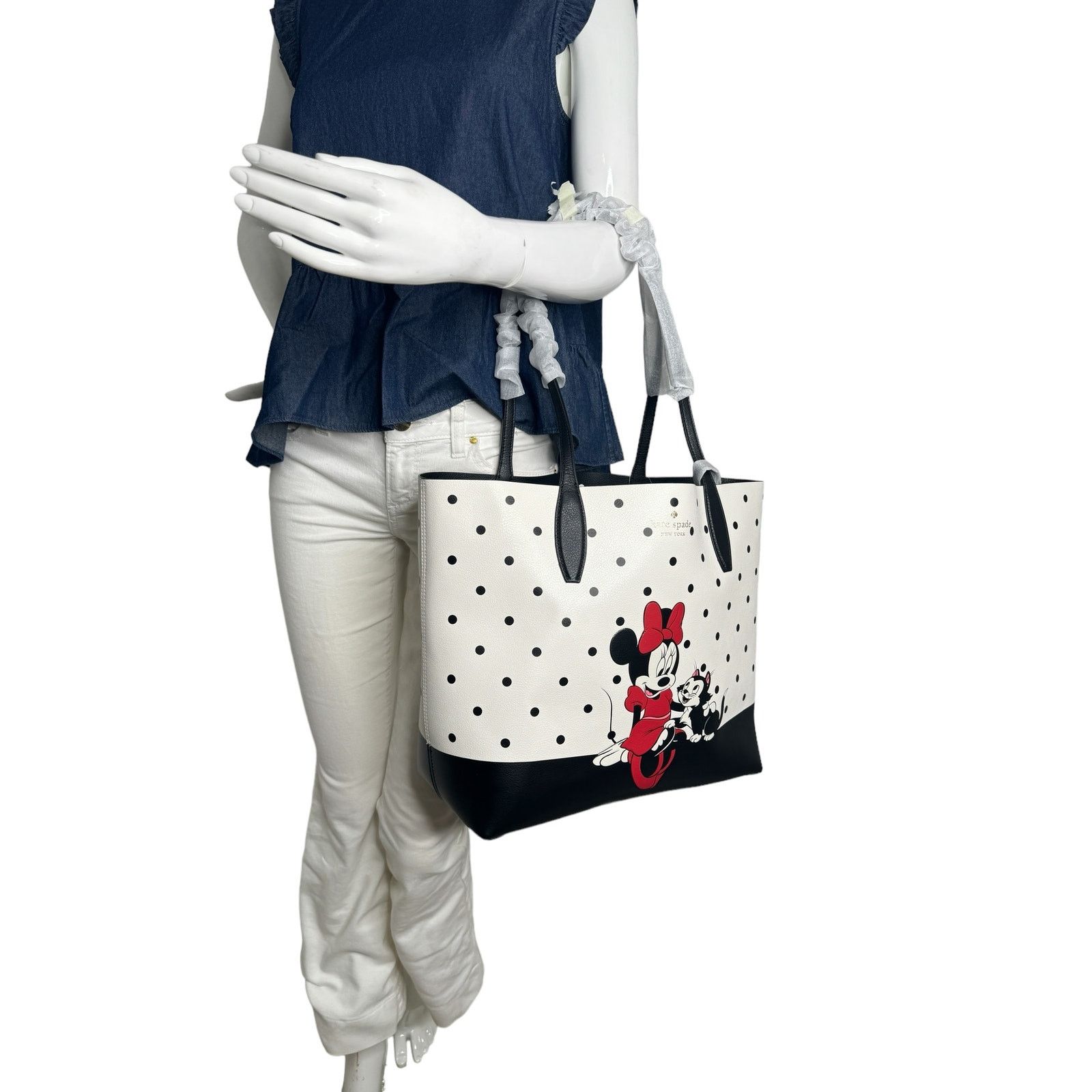 Kate Spade Kate Spade X Disney Reversible Minnie Mouse Large Tote Bag Size ONE SIZE - 11 Thumbnail