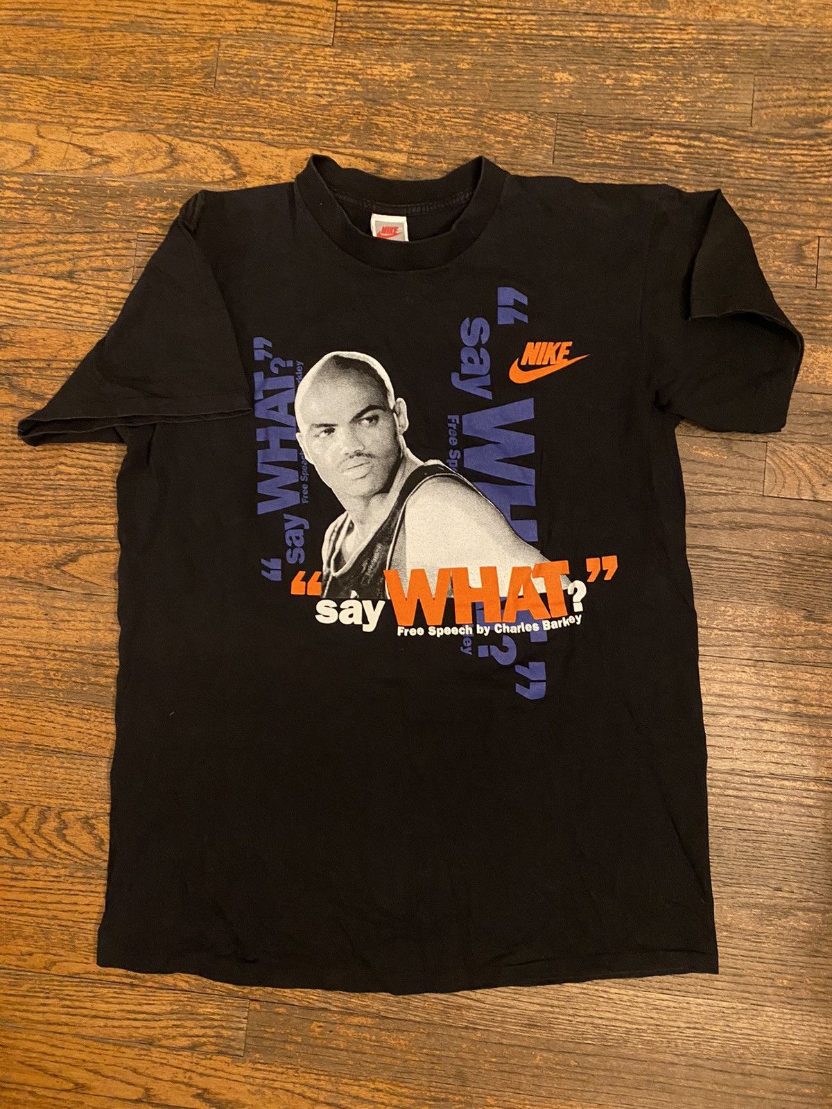 Nike × Vintage VINTAGE Charles Barkley ‘Free Speech’ Tee Size US L / EU 52-54 / 3 - 1 Thumbnail