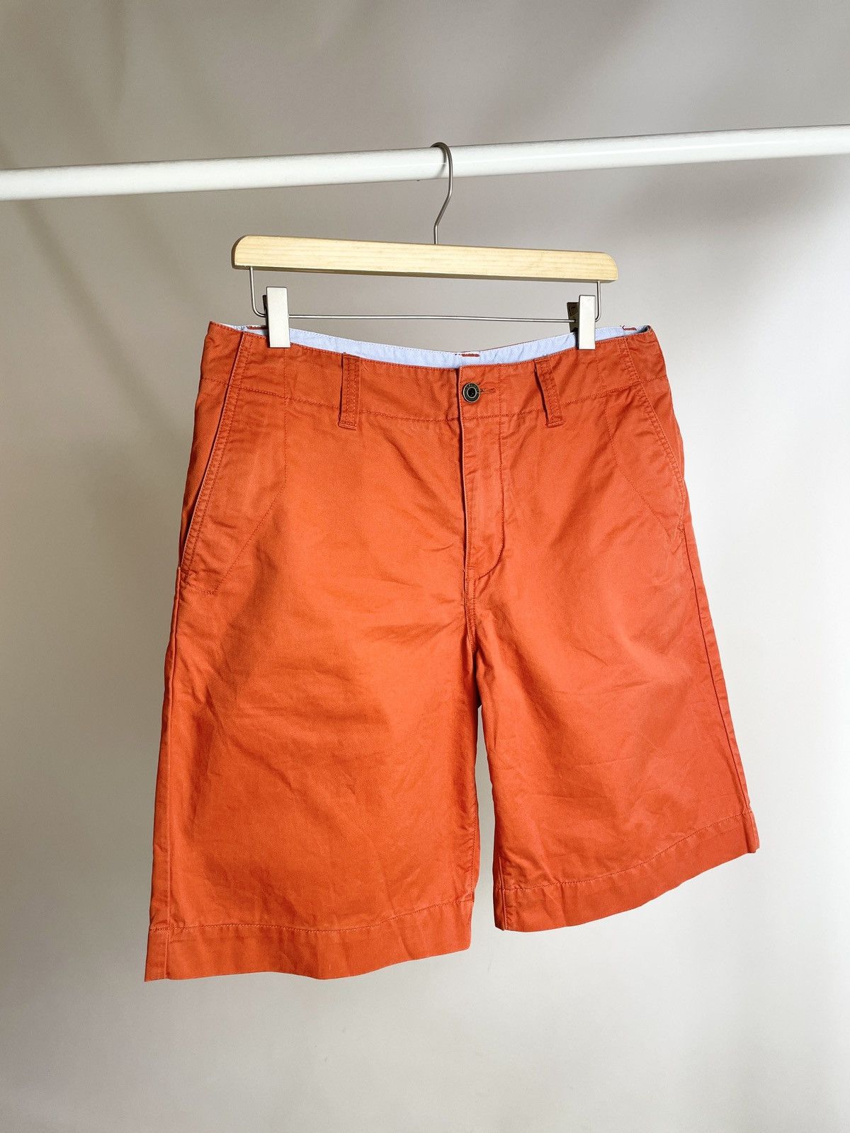 Lacoste 🧡VINTAGE🧡 Lacoste Orange Qualité Originale Shorts Size US 33 - 8 Thumbnail