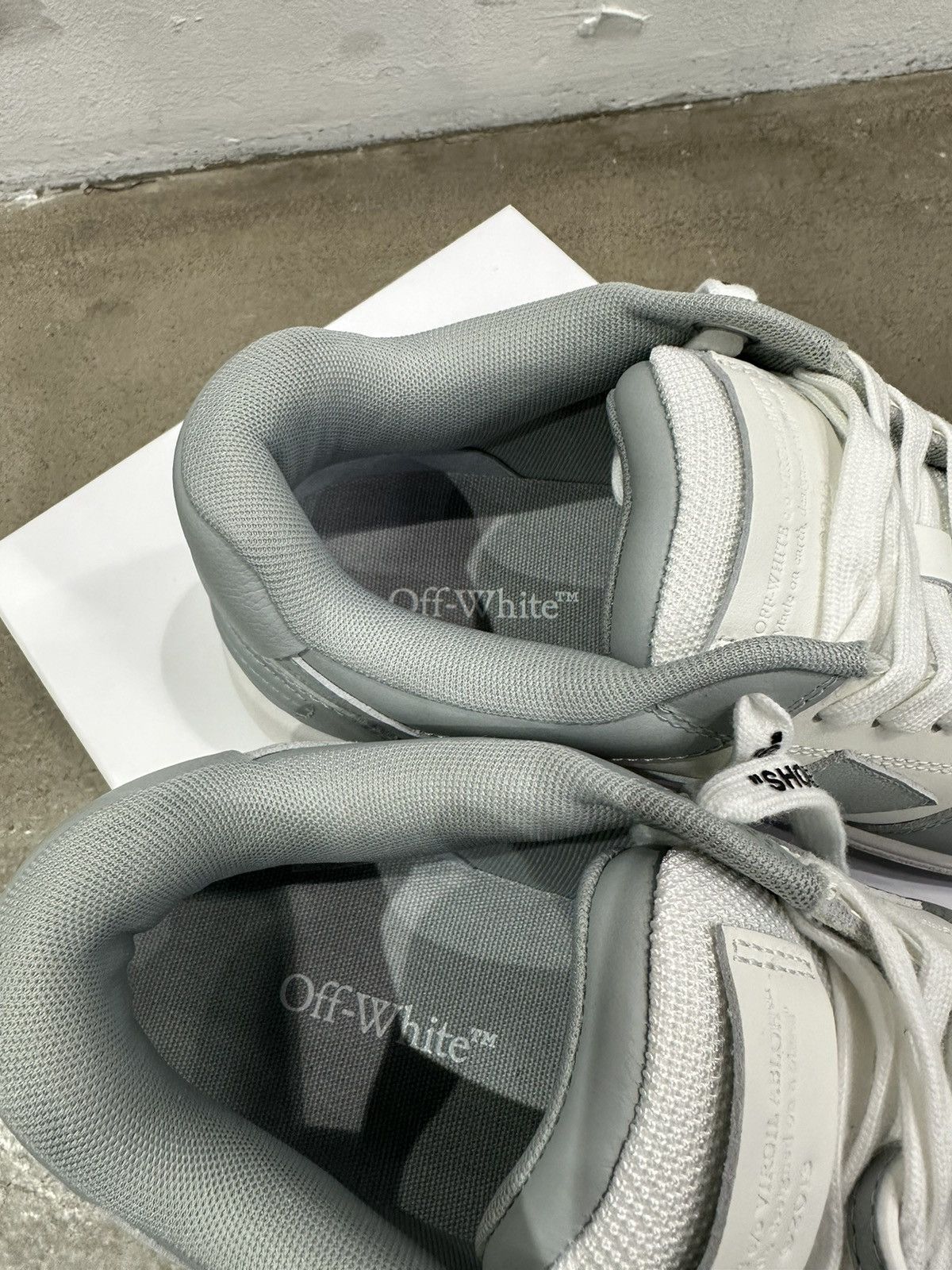 Off-White Off White Out Of Office Grey White Sneaker Size US 9 / EU 42 - 5 Thumbnail
